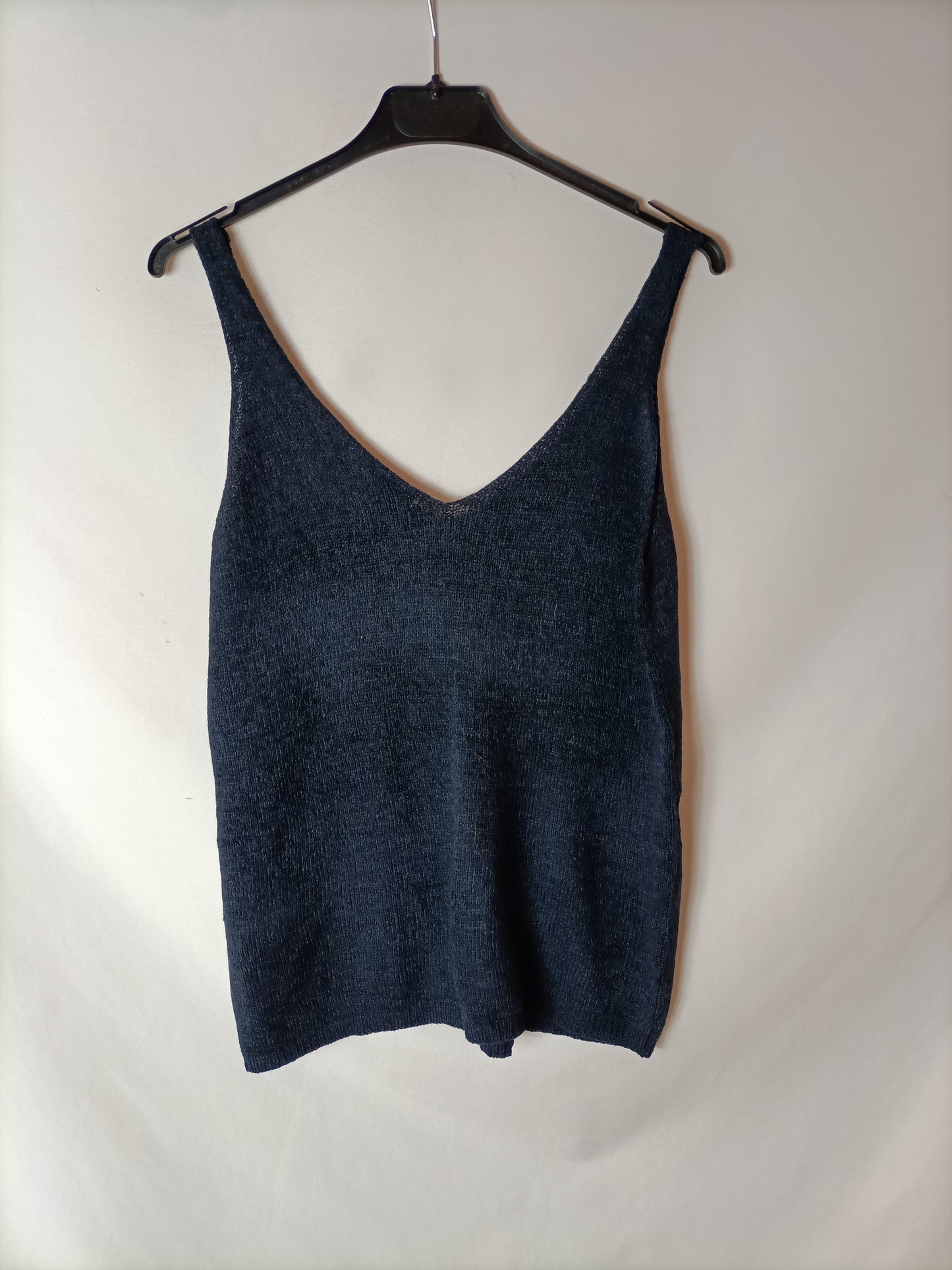 MANGO. Top punto azul T.m