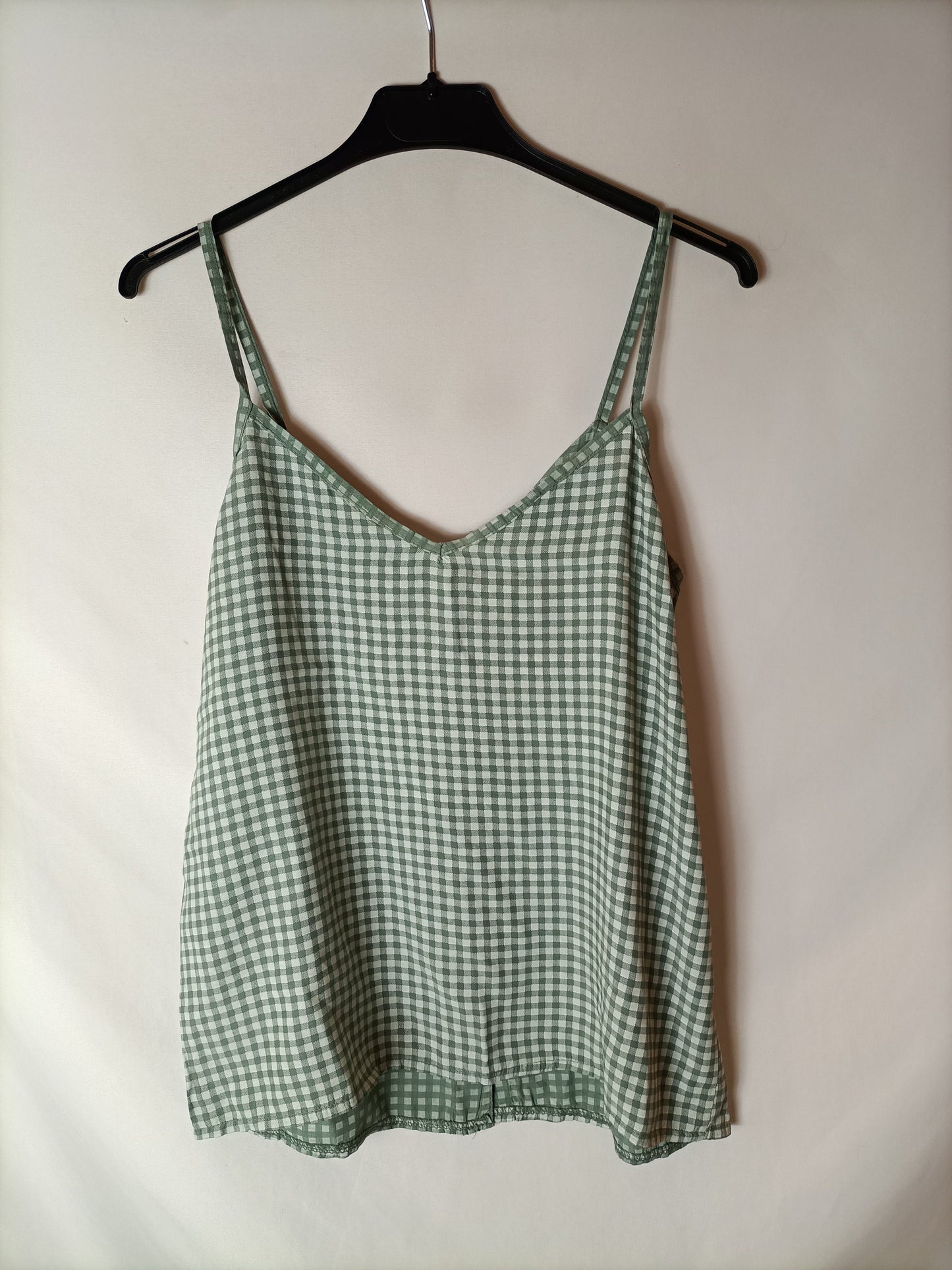 OTRAS. Top cuadros verde T.u(s/m)