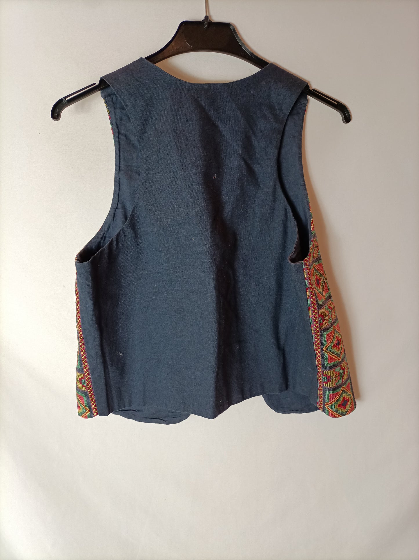 BA&SH. Ethnic embroidered blue vest. Size 2 (M)