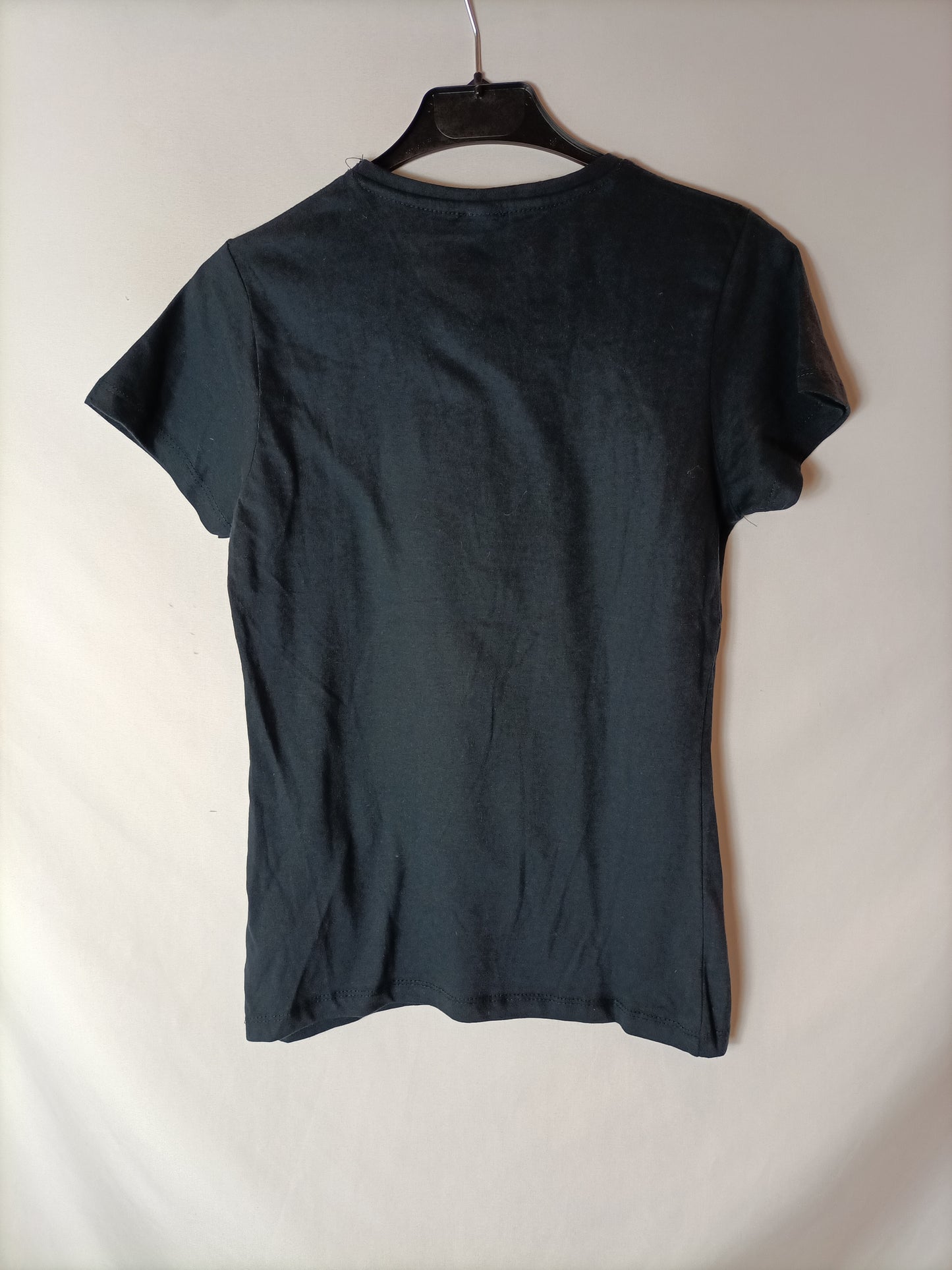 PAMPLING. Camiseta azul gato T.xs