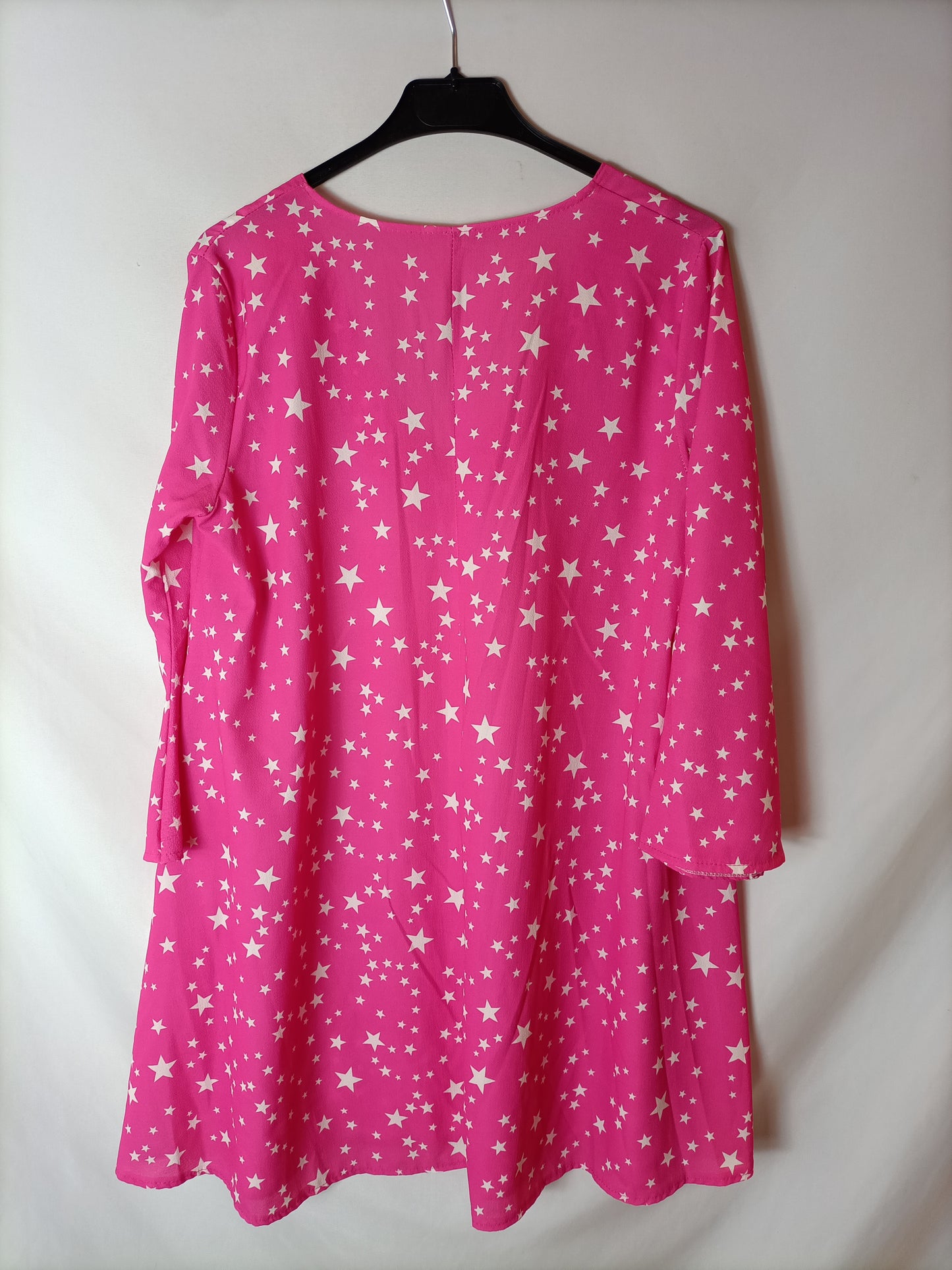OTRAS. Vestido rosa estrellas TU(L)