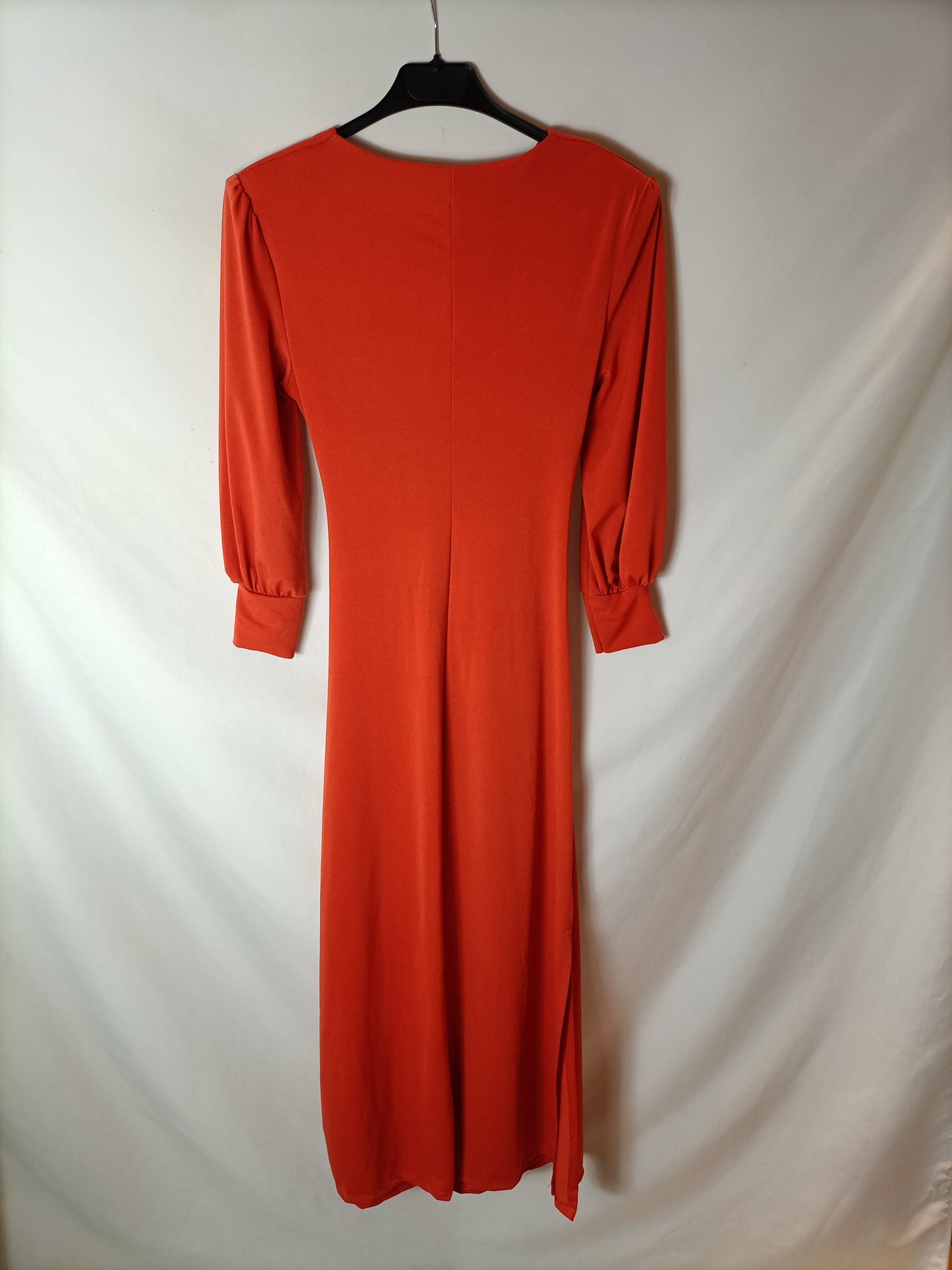 BASYCO JEREZ. Vestido naranja apertura TU (S)