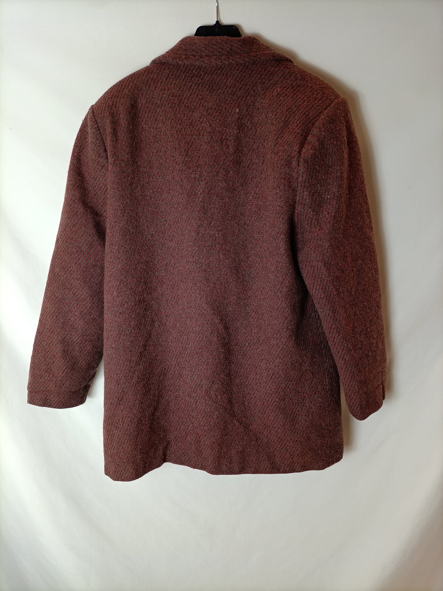 OTHER. Vintage-style gray and burgundy coat. TM/L