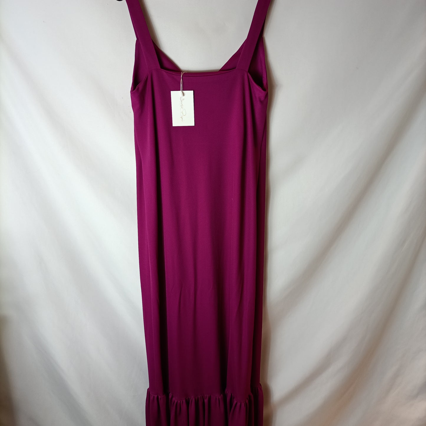 SANTA PIA. Long bougainvillea dress (m/l)