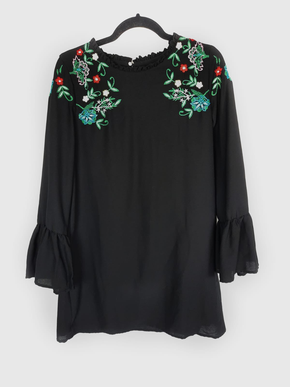 Bordado Suizo Vestido Bordado Flores Zara Vestido Bordado – Hibuy