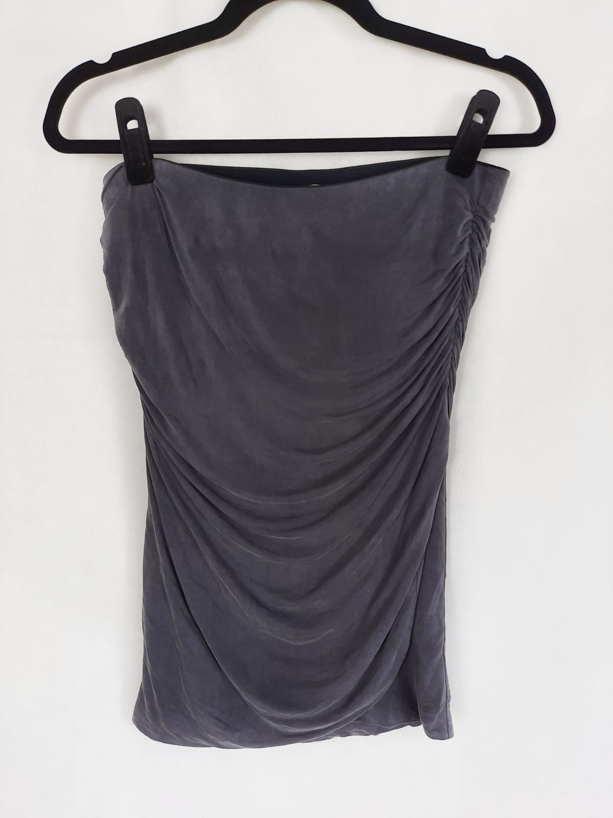 BY TIMO. Grey gathered dress size M