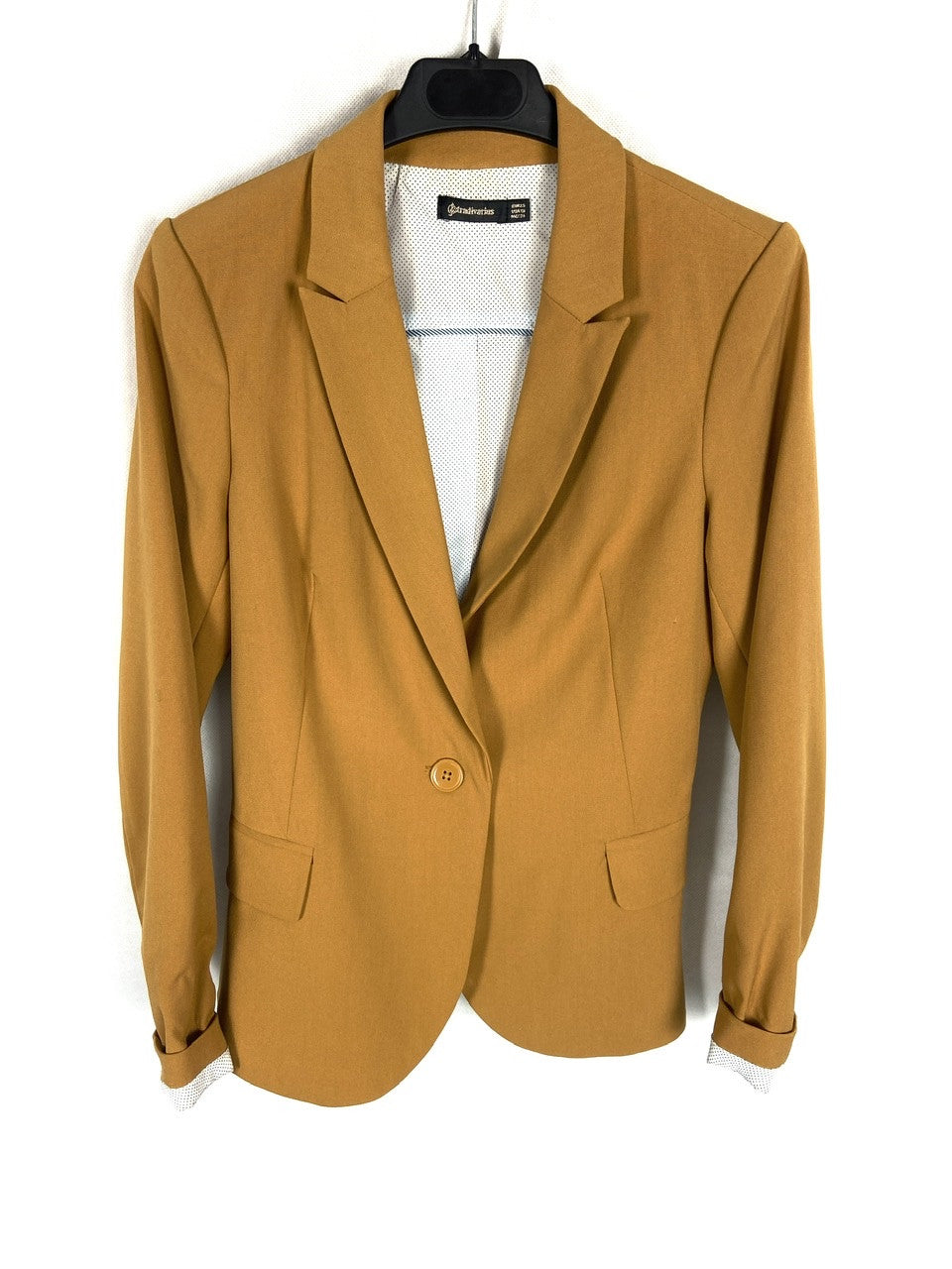 STRAVIDARIUS. Mustard blazer S.xs