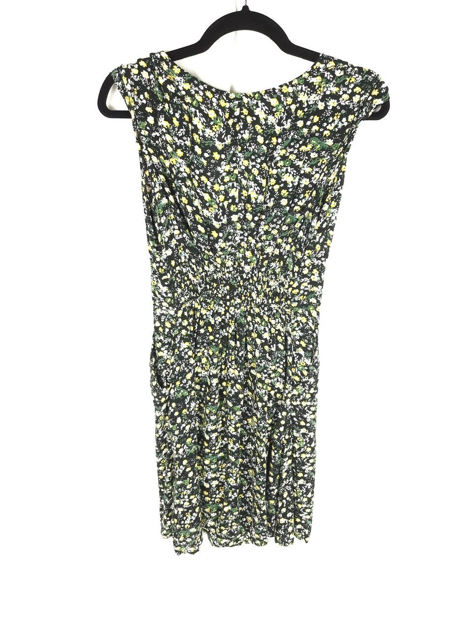 ADORARA GRACIA. Vestido negro flores T.s/m