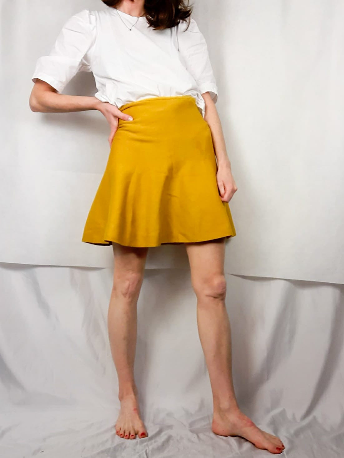 Color Mostaza Falda Mostaza Zara Falda Pareo Blanca Zara FALDA