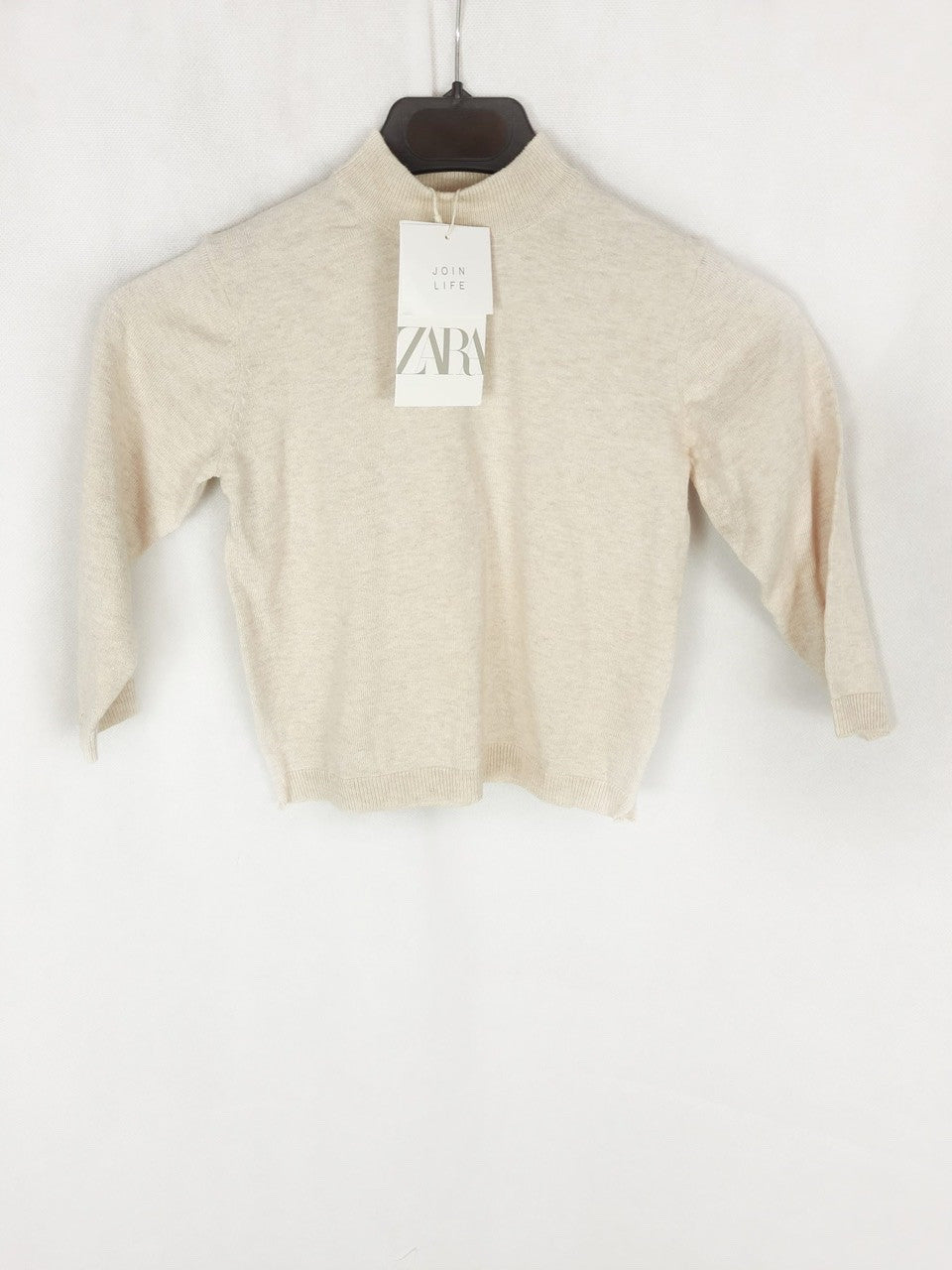 ZARA. Beige sweater, 3-4 years
