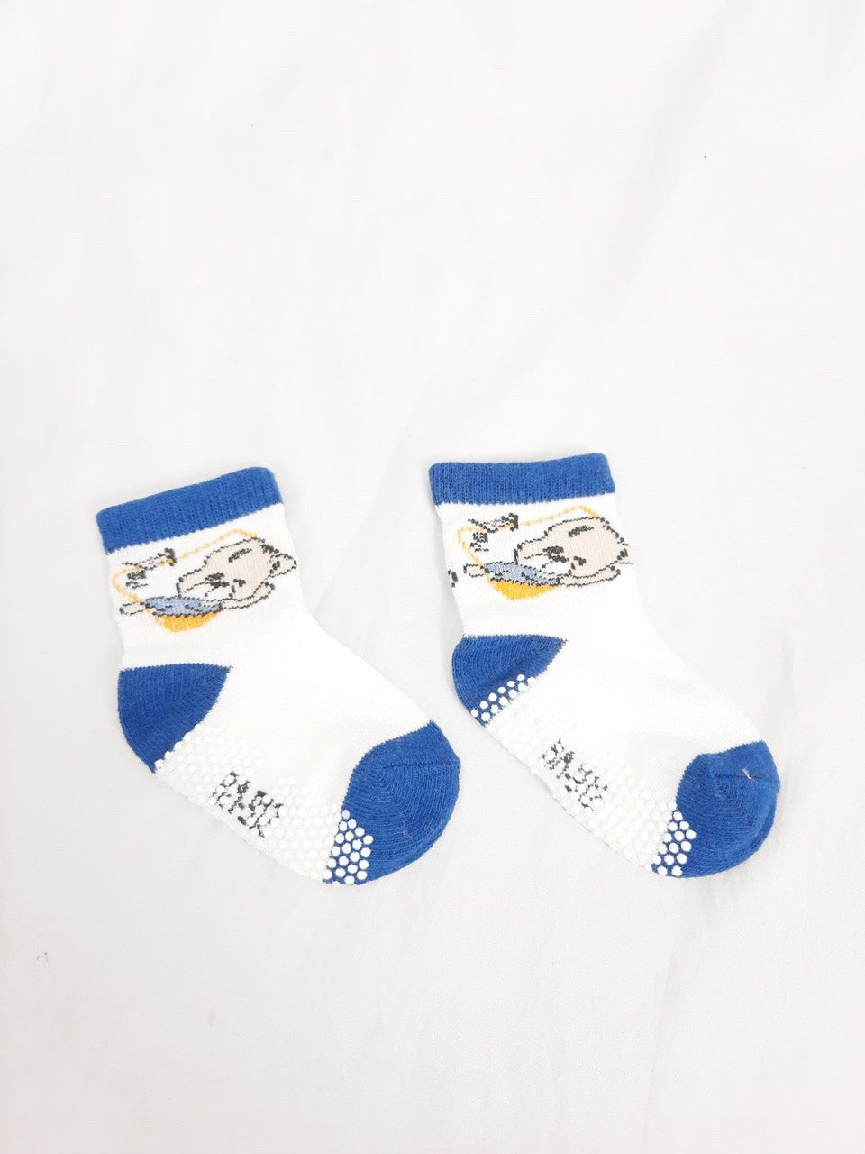 OTRAS. calcetín blanco oso T.1 mes