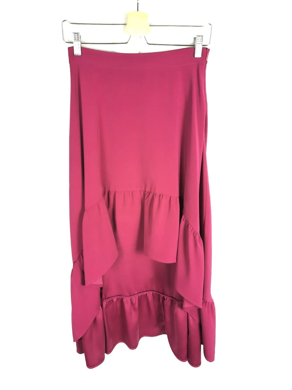 POÊTE.Asymmetrical bougainvillea skirt Ts