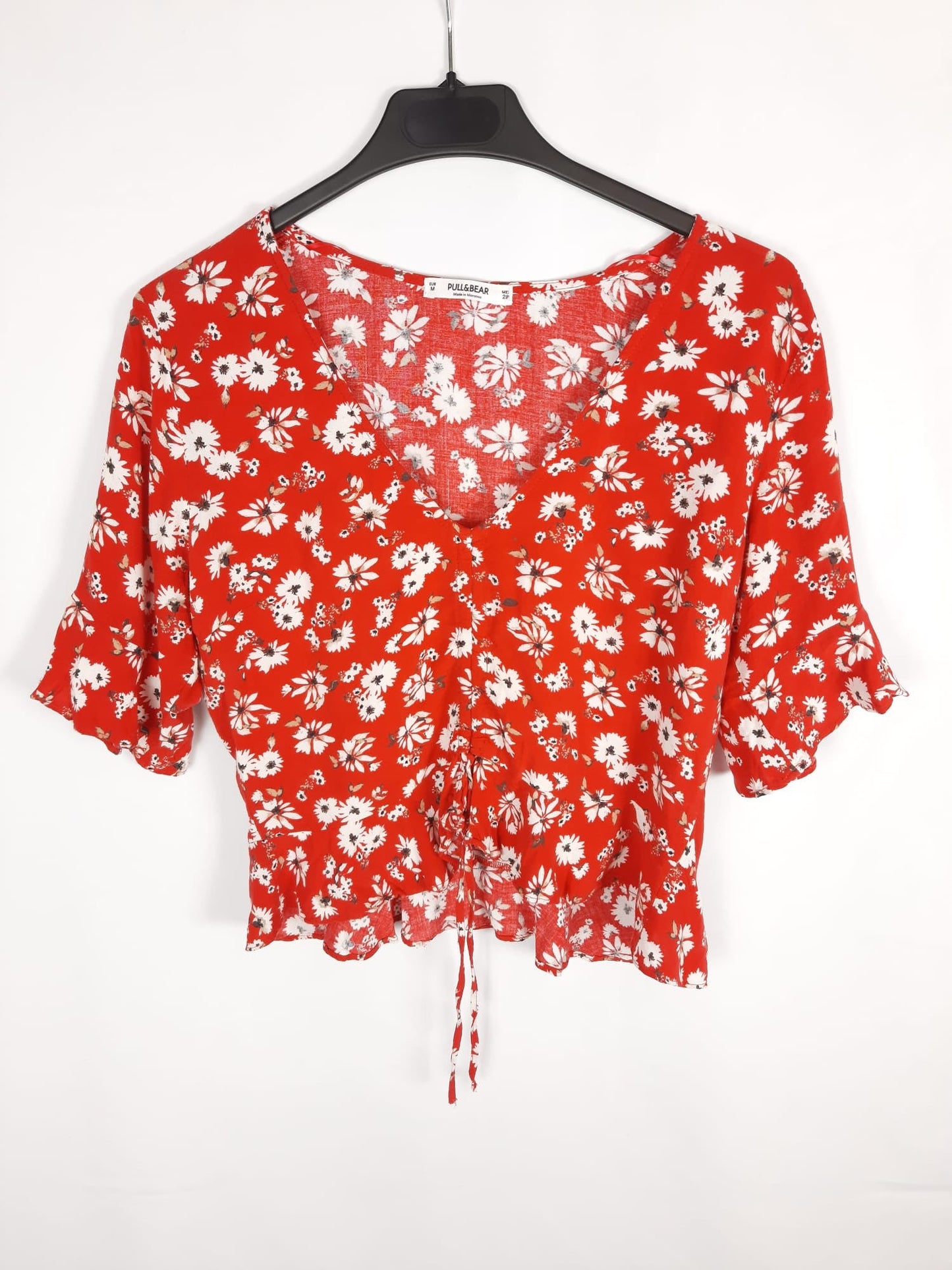 PULL&BEAR.Blusa margaritas T.m