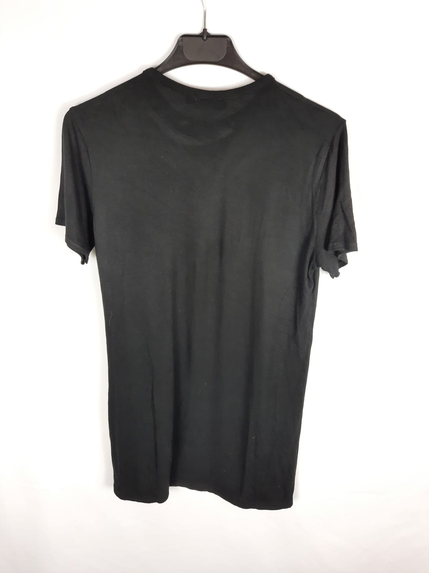 PRETTYLITTLETHING. Black long dress/shirt size 34