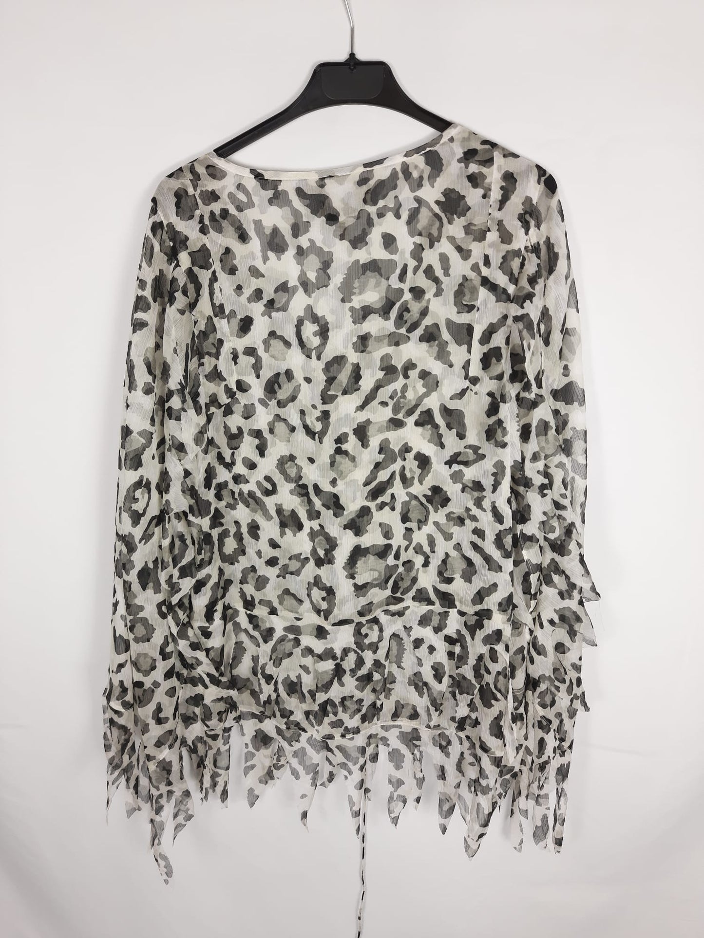 WDKA.Camisa leopardo gasa T.m