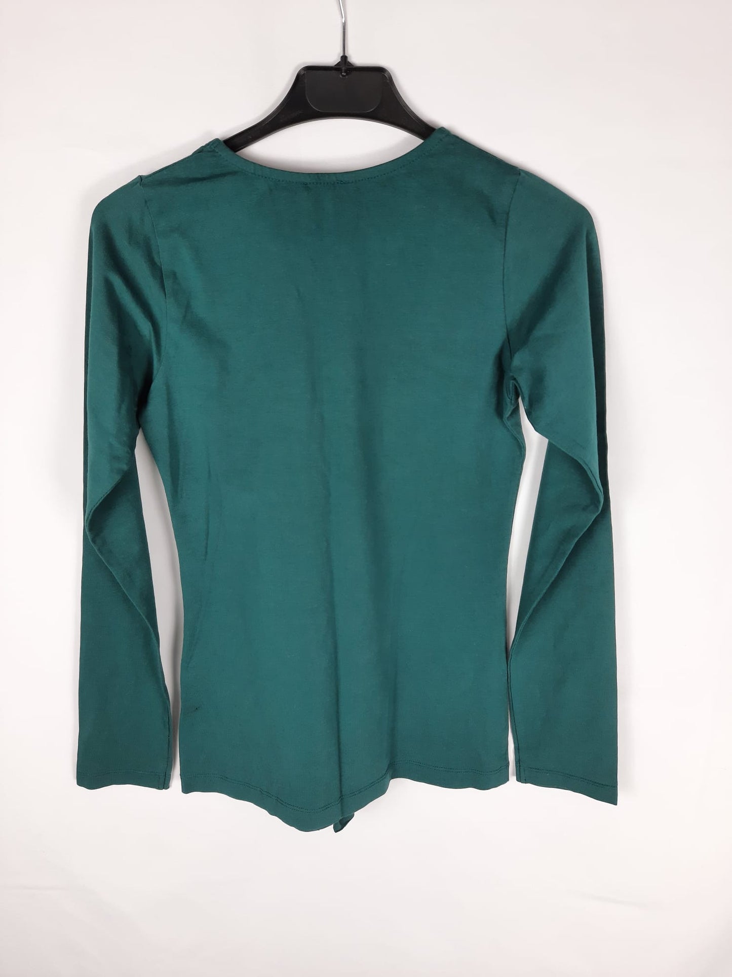 LA JACA. Camiseta de manga larga verde botella T.s