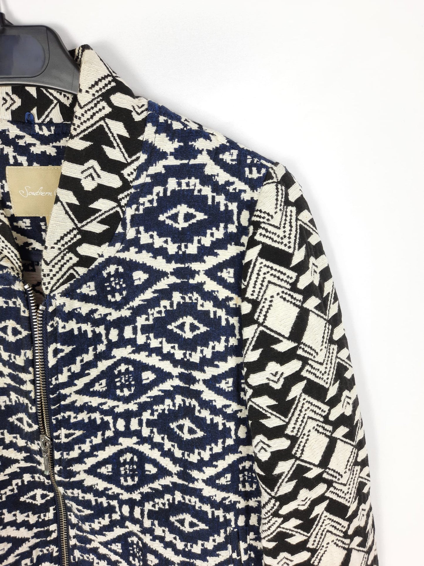 SOUTHERN COTTON. Ethnic print jacket S.40
