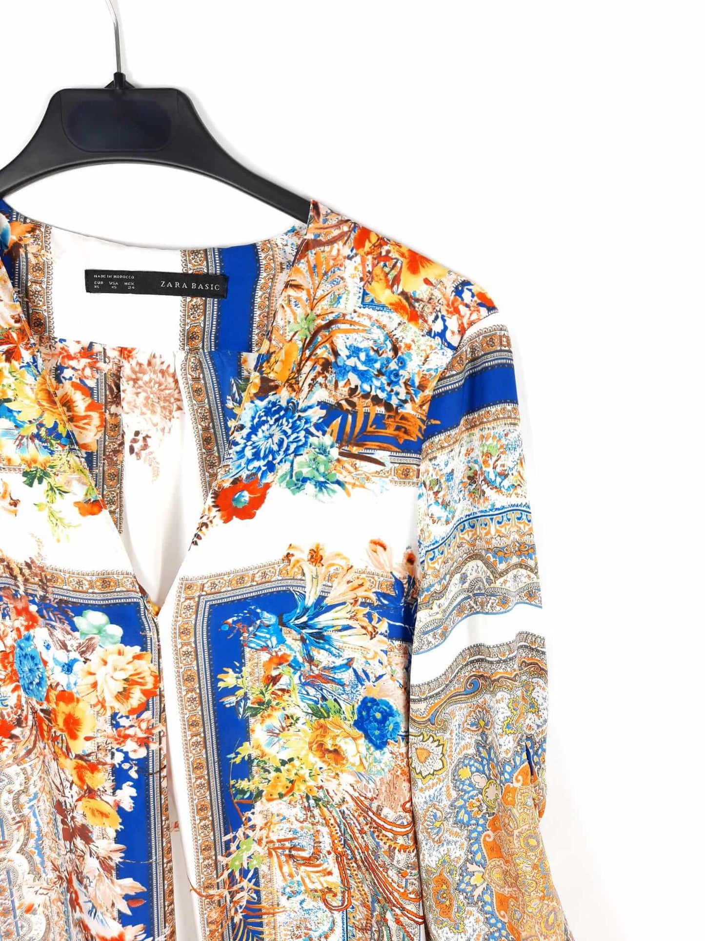 ZARA. Printed dress S. xs