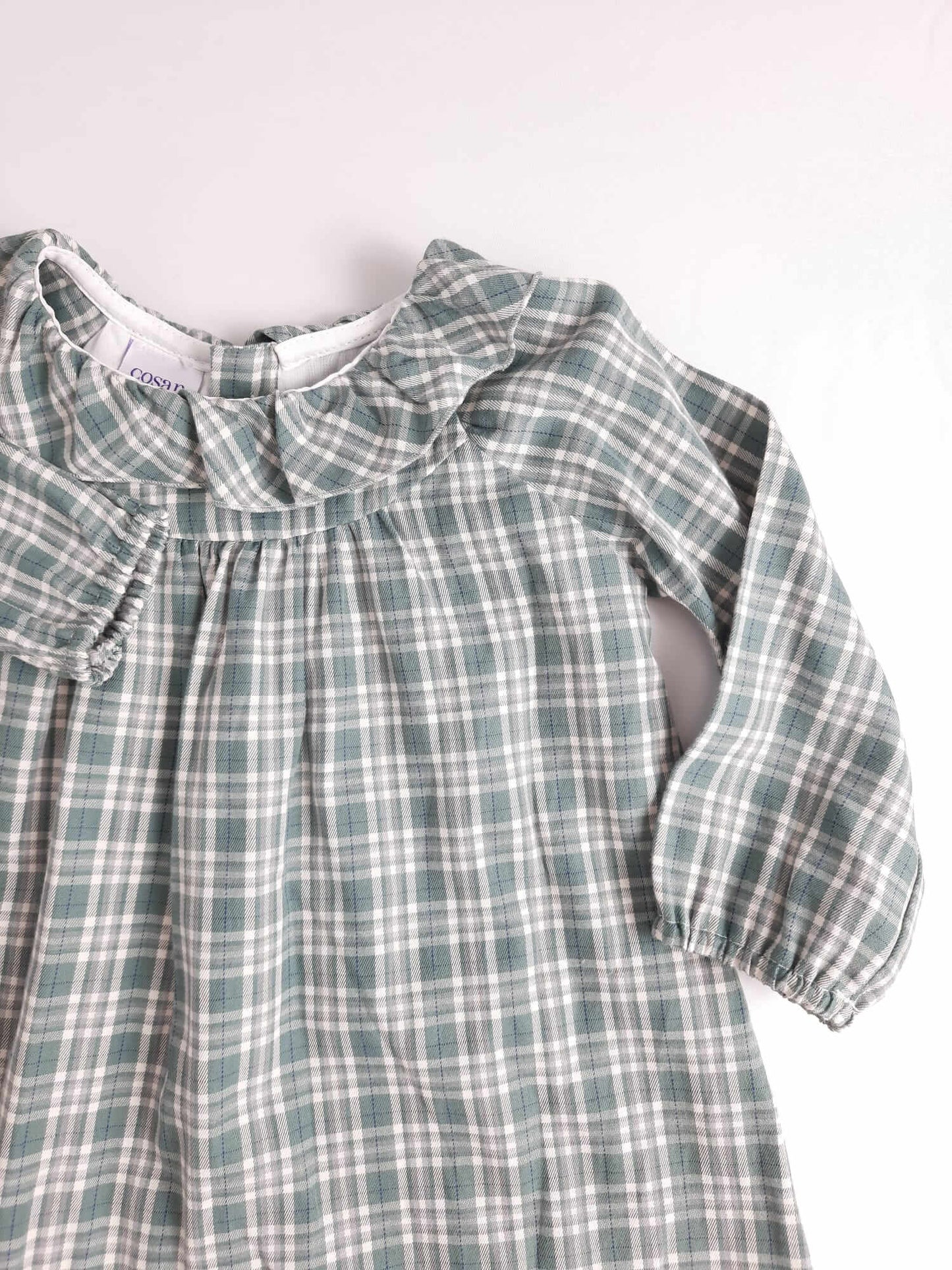 COSAN BABY. Checkered dress, 18 months
