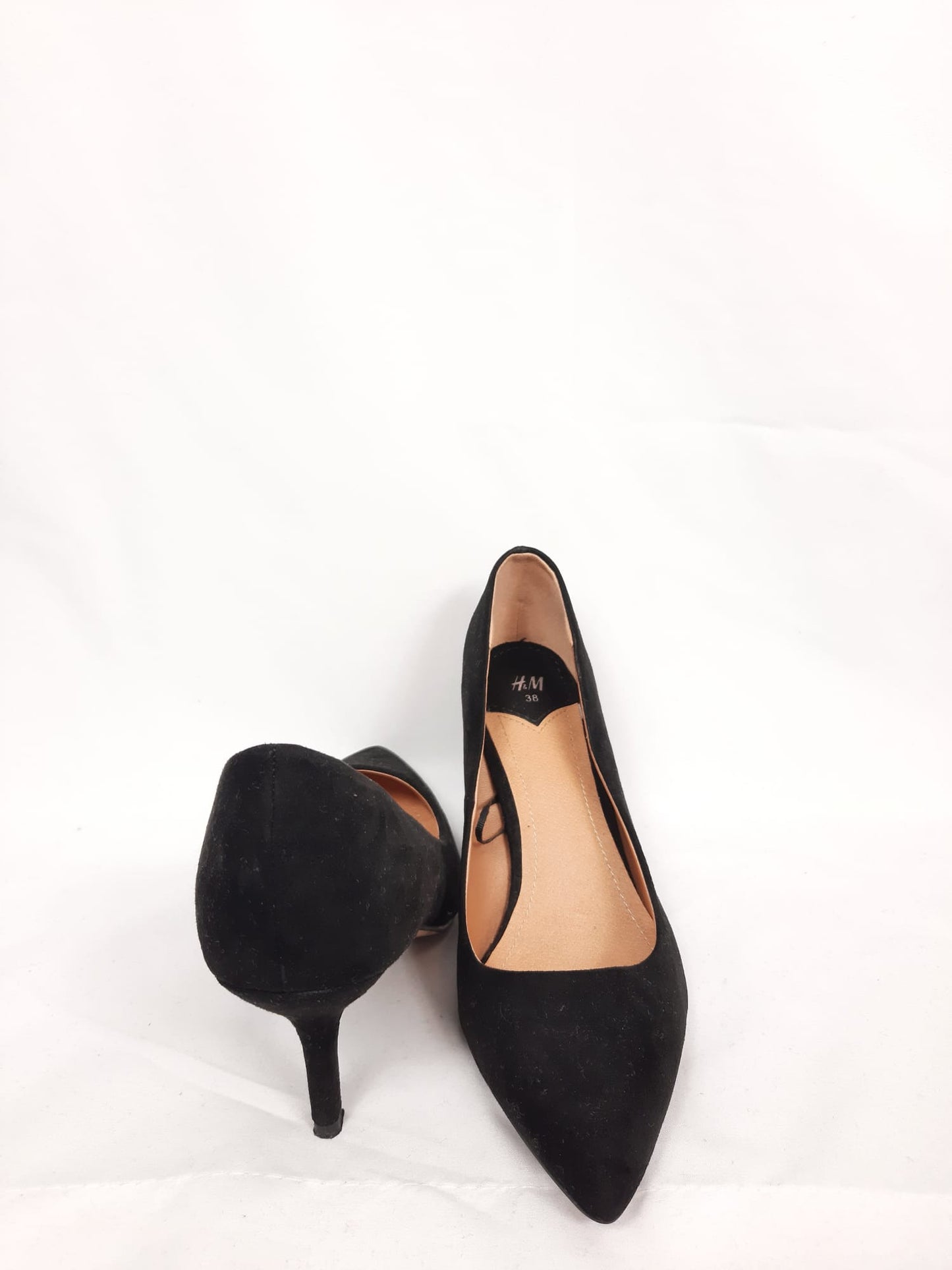 MarketH&M.Tacón negro stiletto T.38