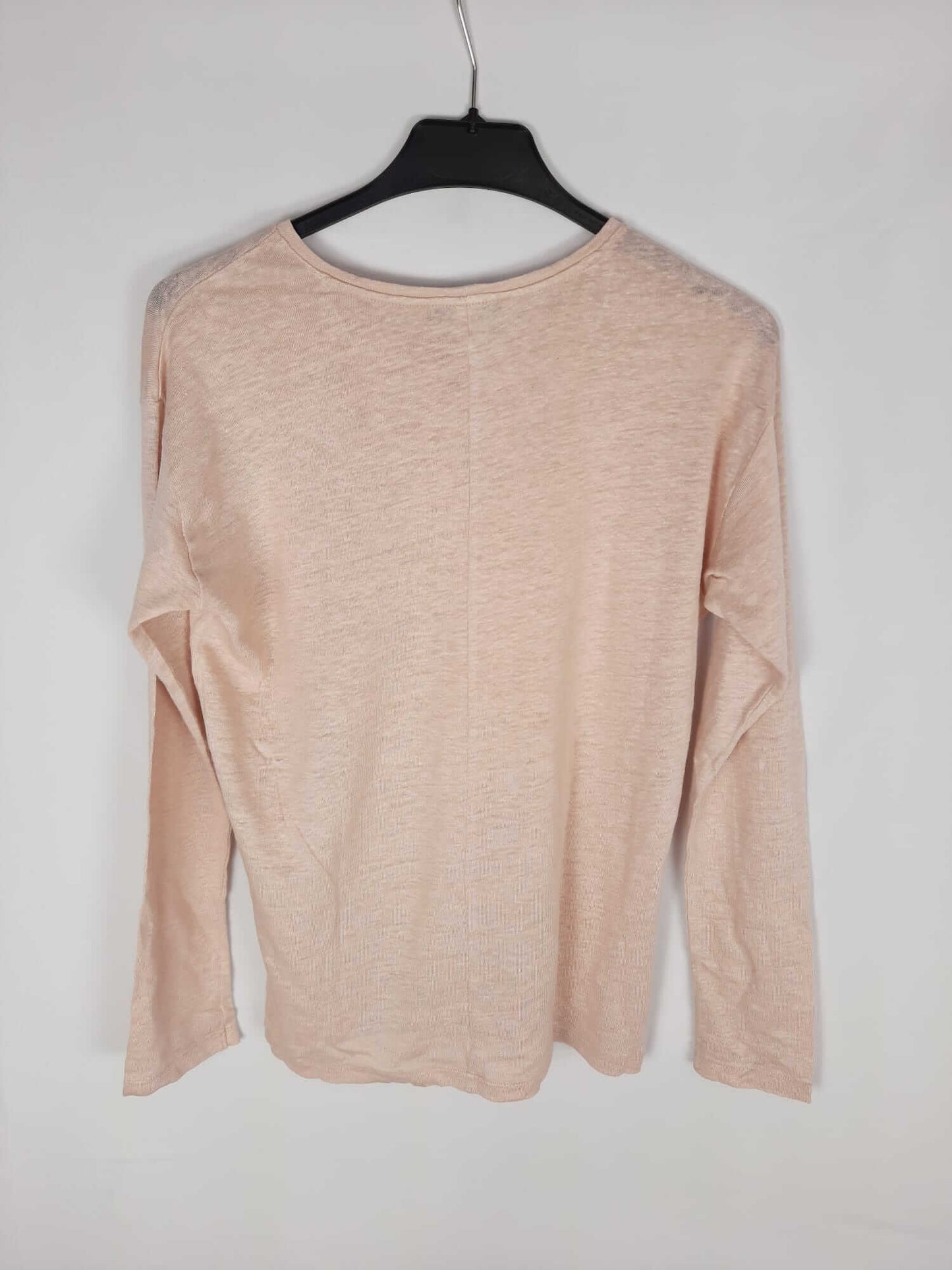 MASSIMO DUTI. camiseta rosa manga larga T.S