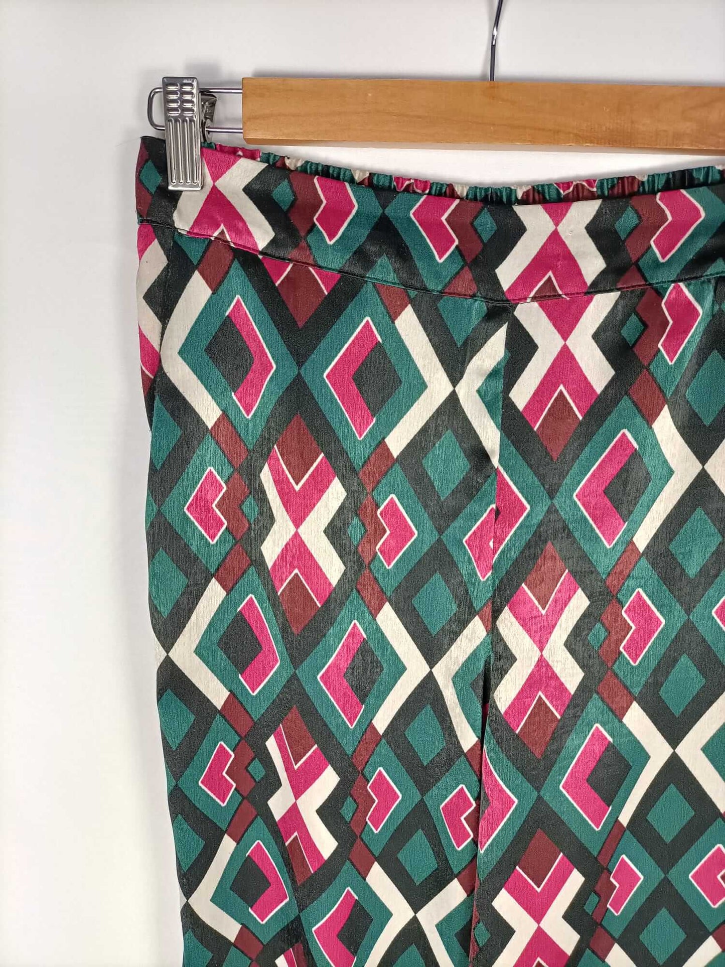 MANGO.Palazzo retro print Ts