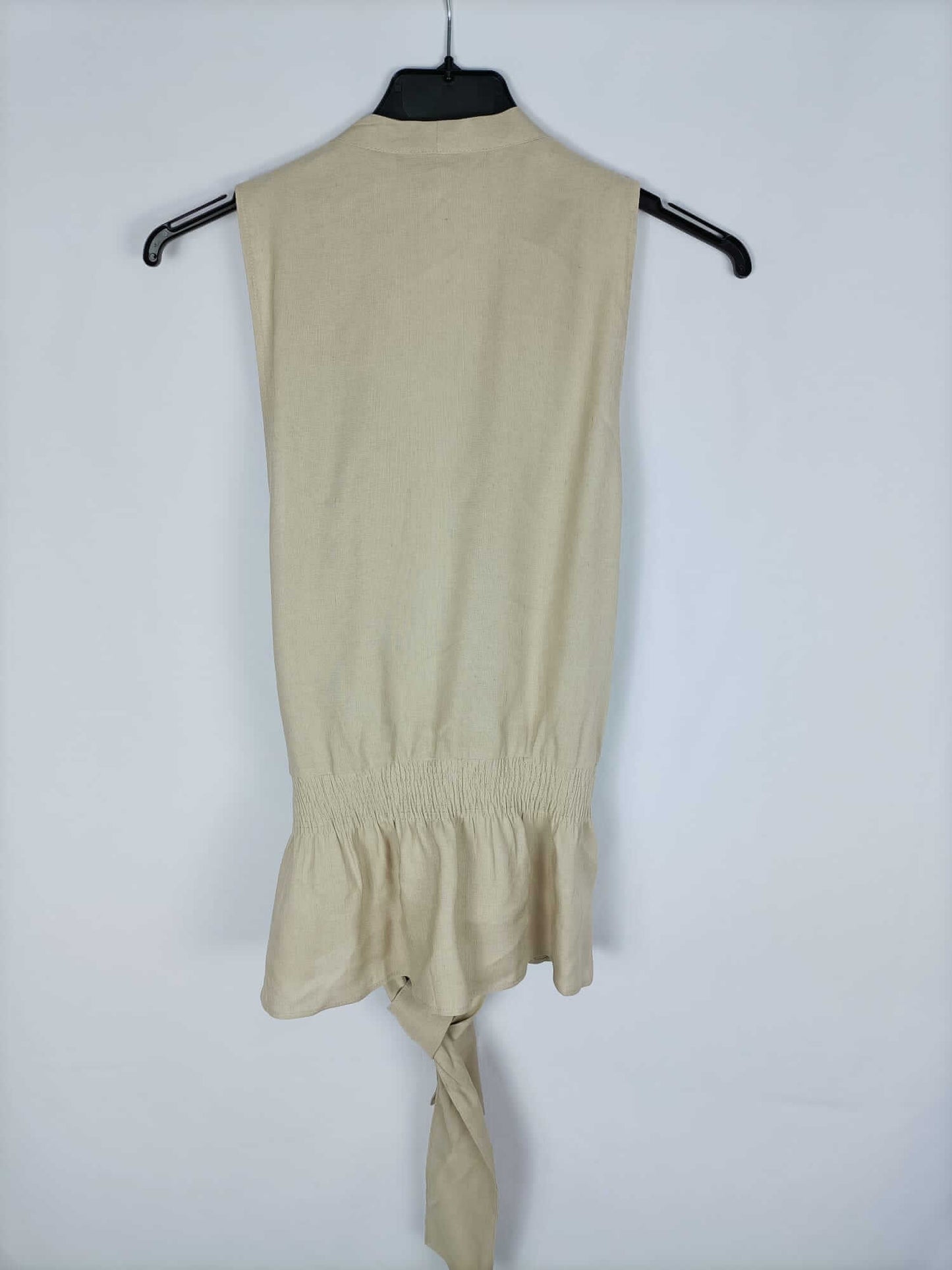 ZARA. Beige crossover top Ts