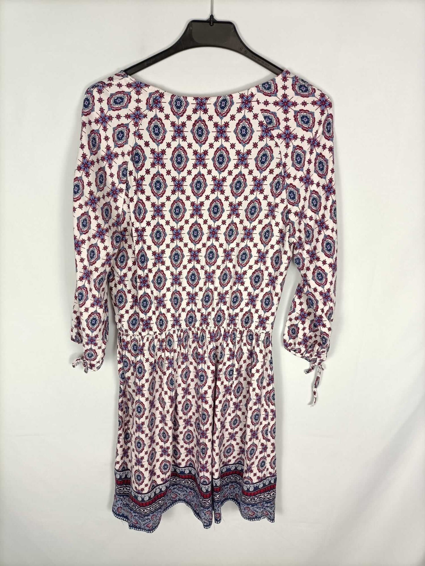 STRADIVARIUS. Pink diamond-print dress Tm
