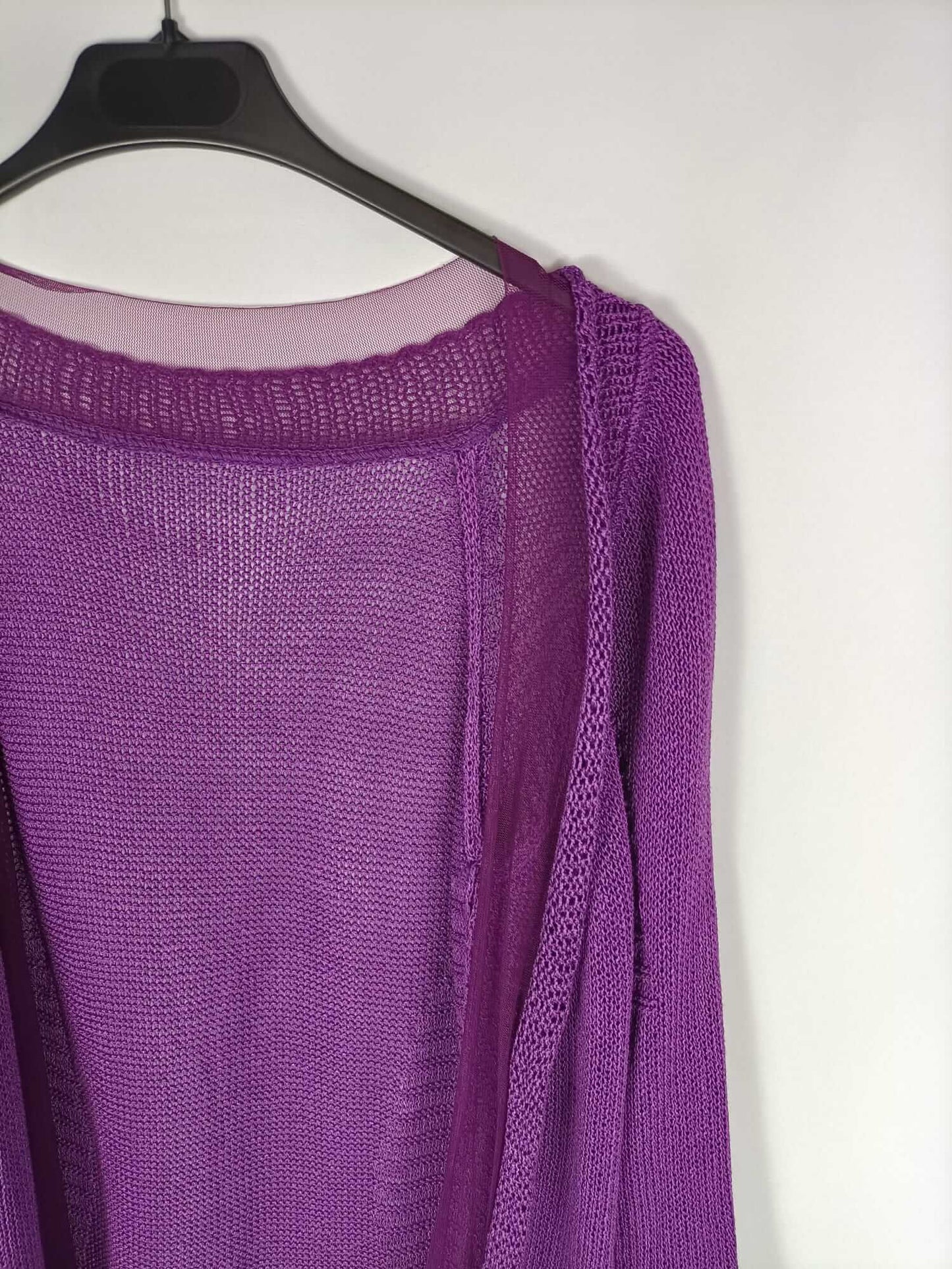 OTHERS. Purple tulle cardigan TU s/m