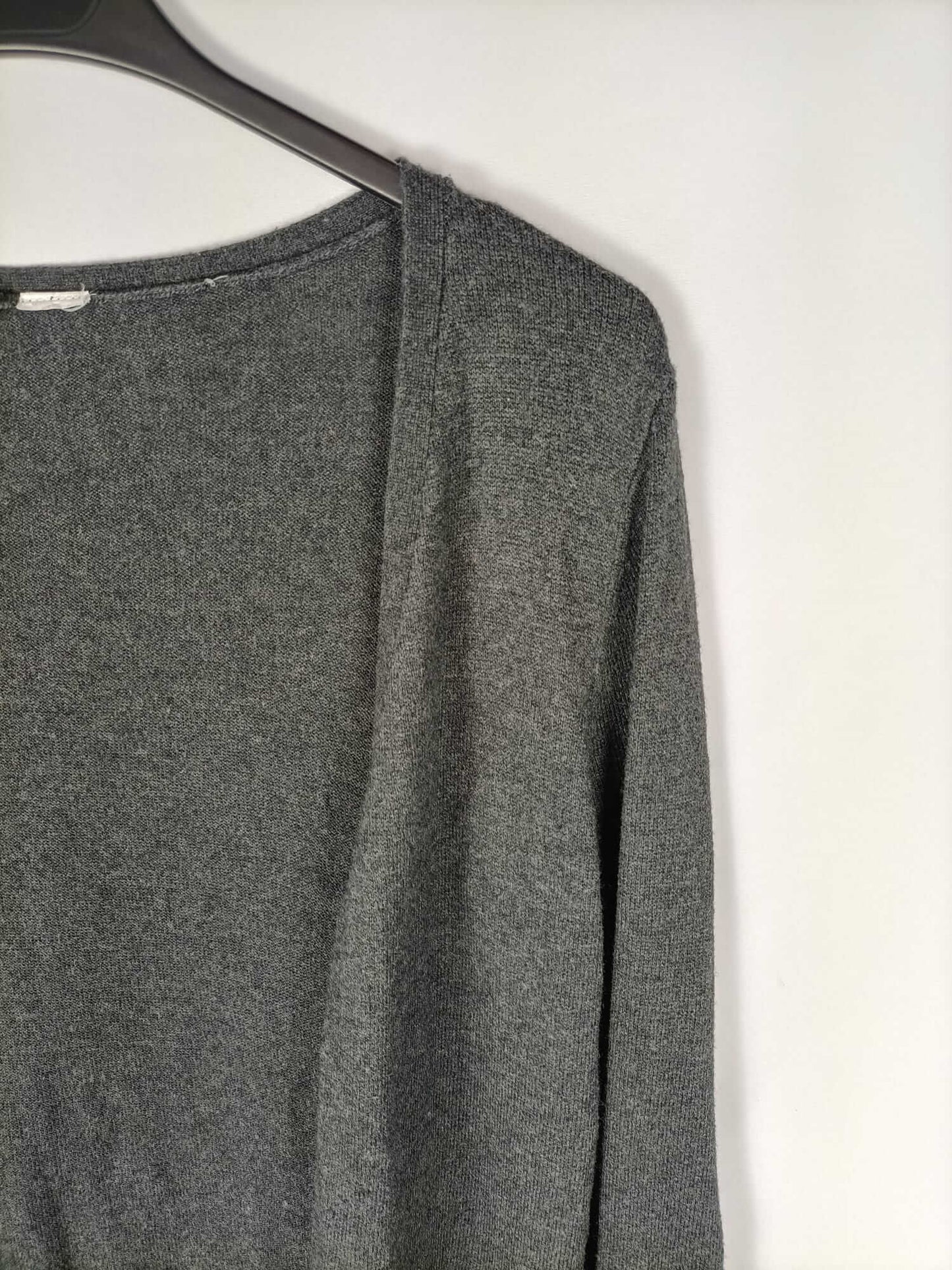 OTHERS.Grey cardigan with elbow pads. Ts/m