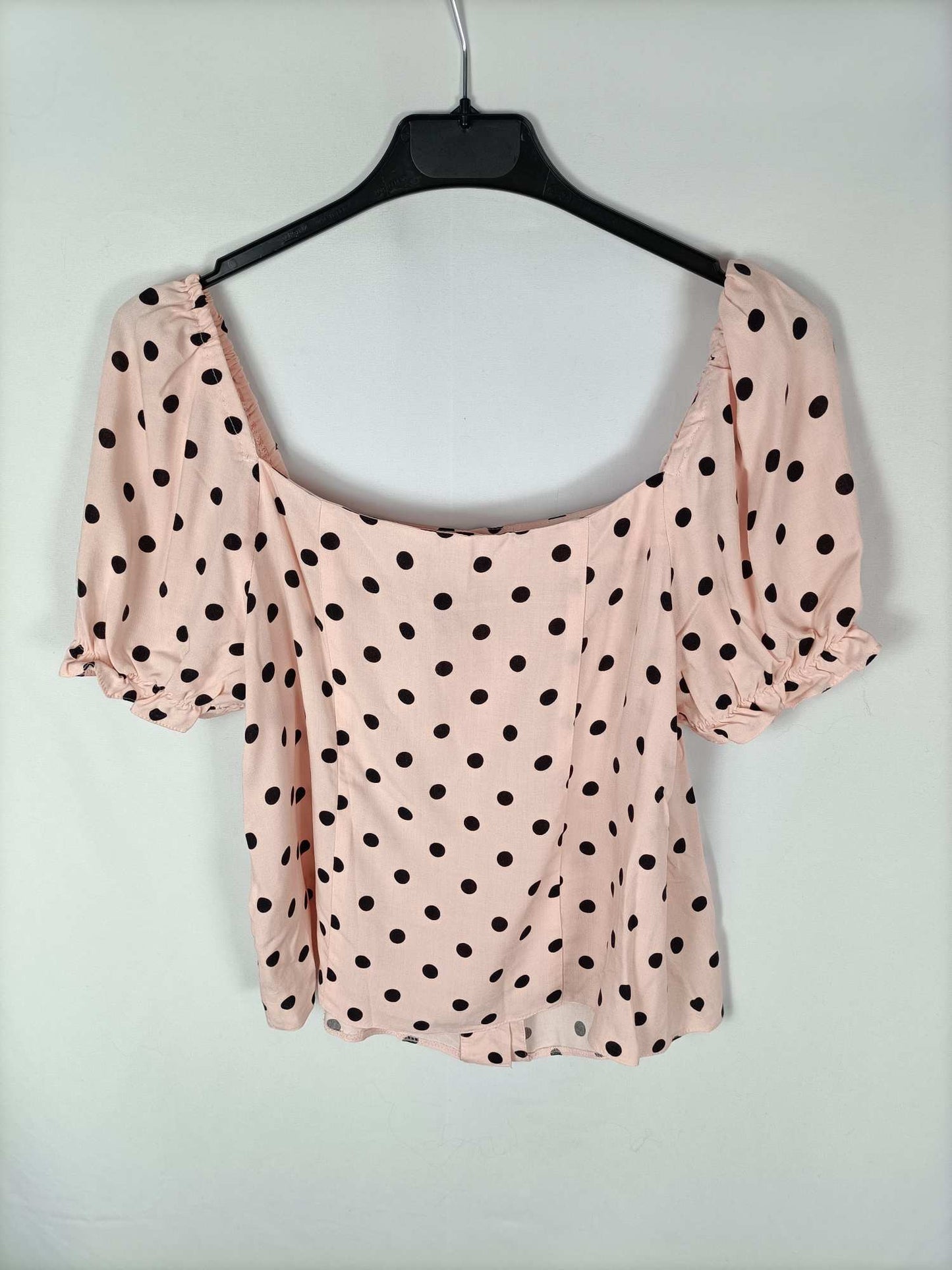 PRIMARK. Top rosa lunares T.40