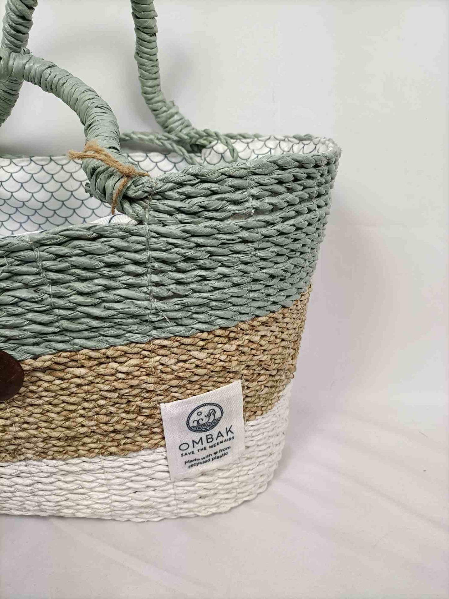 OMBAK.Capazo tonos pastel