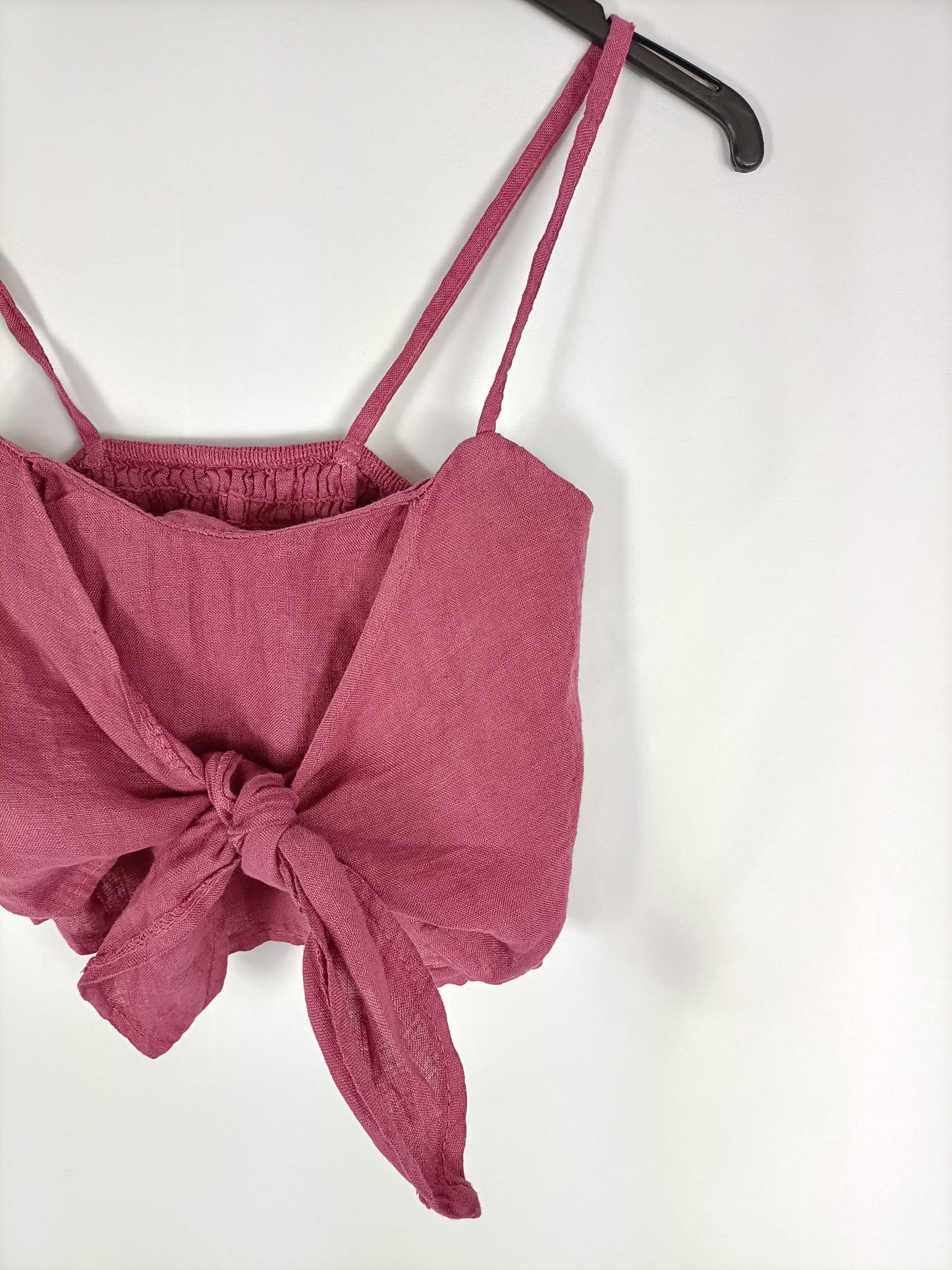 OTRAS.Croptop rosa Ts/m