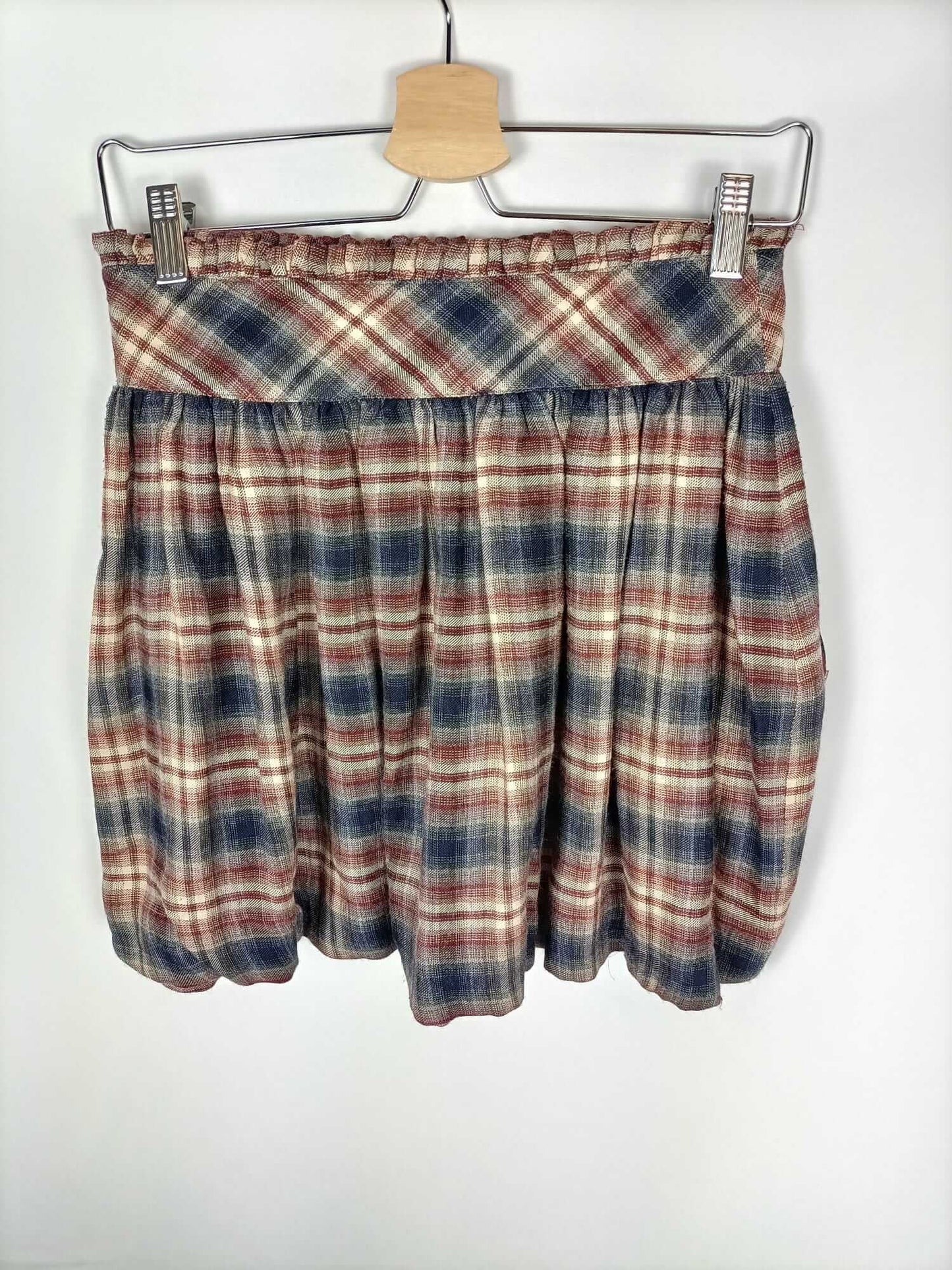 HAKEI. Falda cuadros T.s