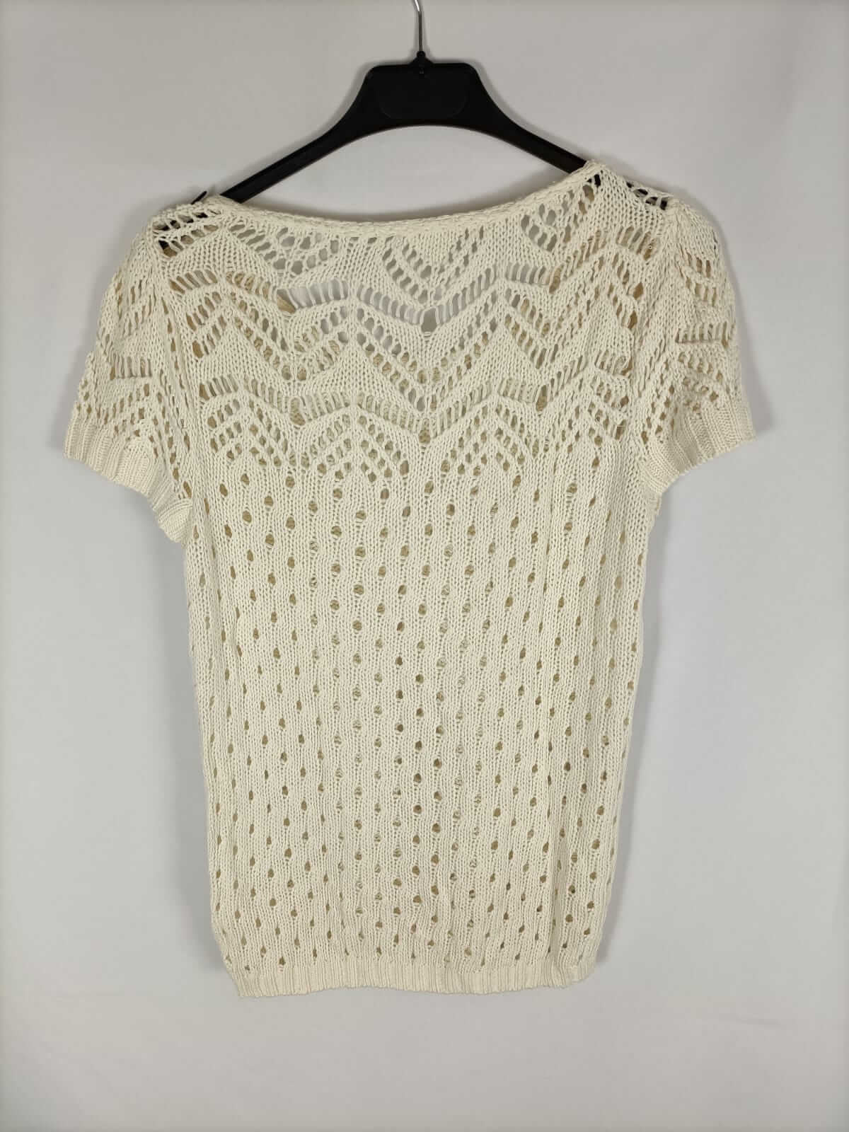 OTRAS.Top punto troquelado beige TU (m)