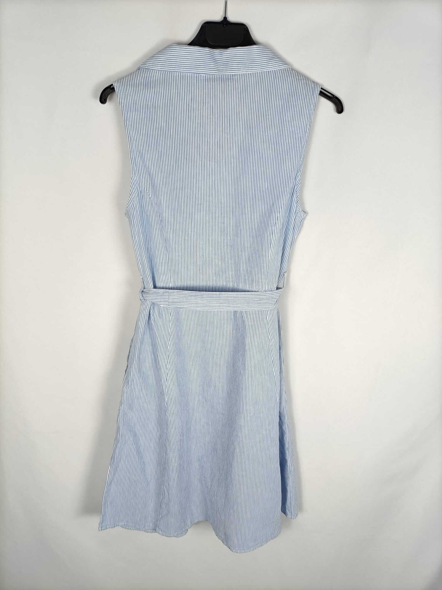 MANGO. Vestido rayas azules T.xs