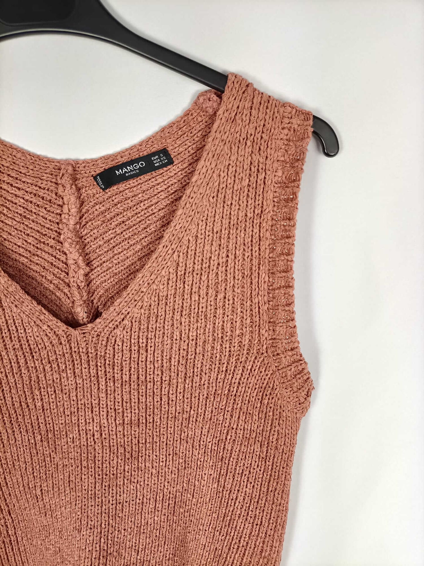 MANGO.Top punto teja T.s