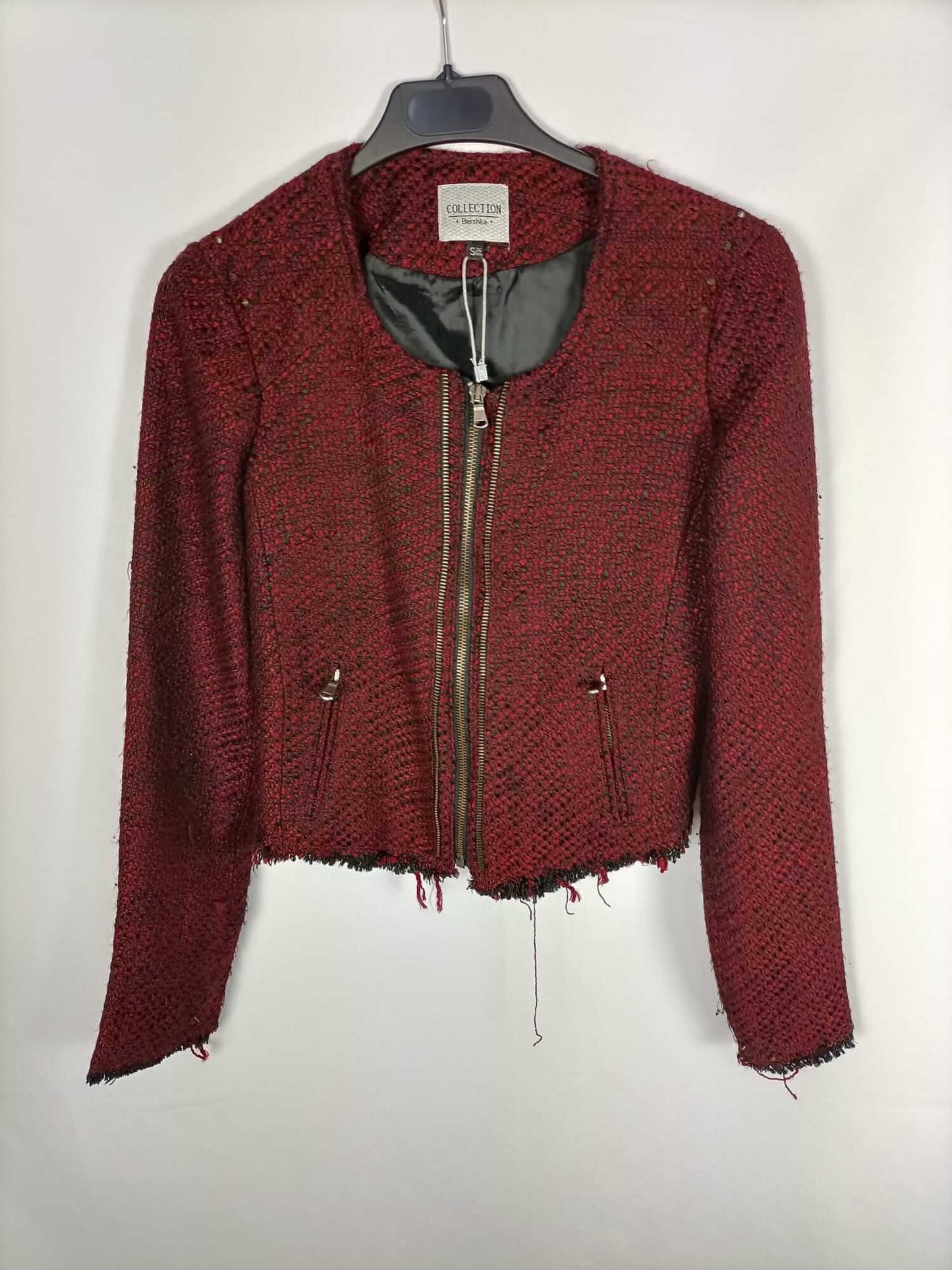 BERSHKA. Ts tweed jacket