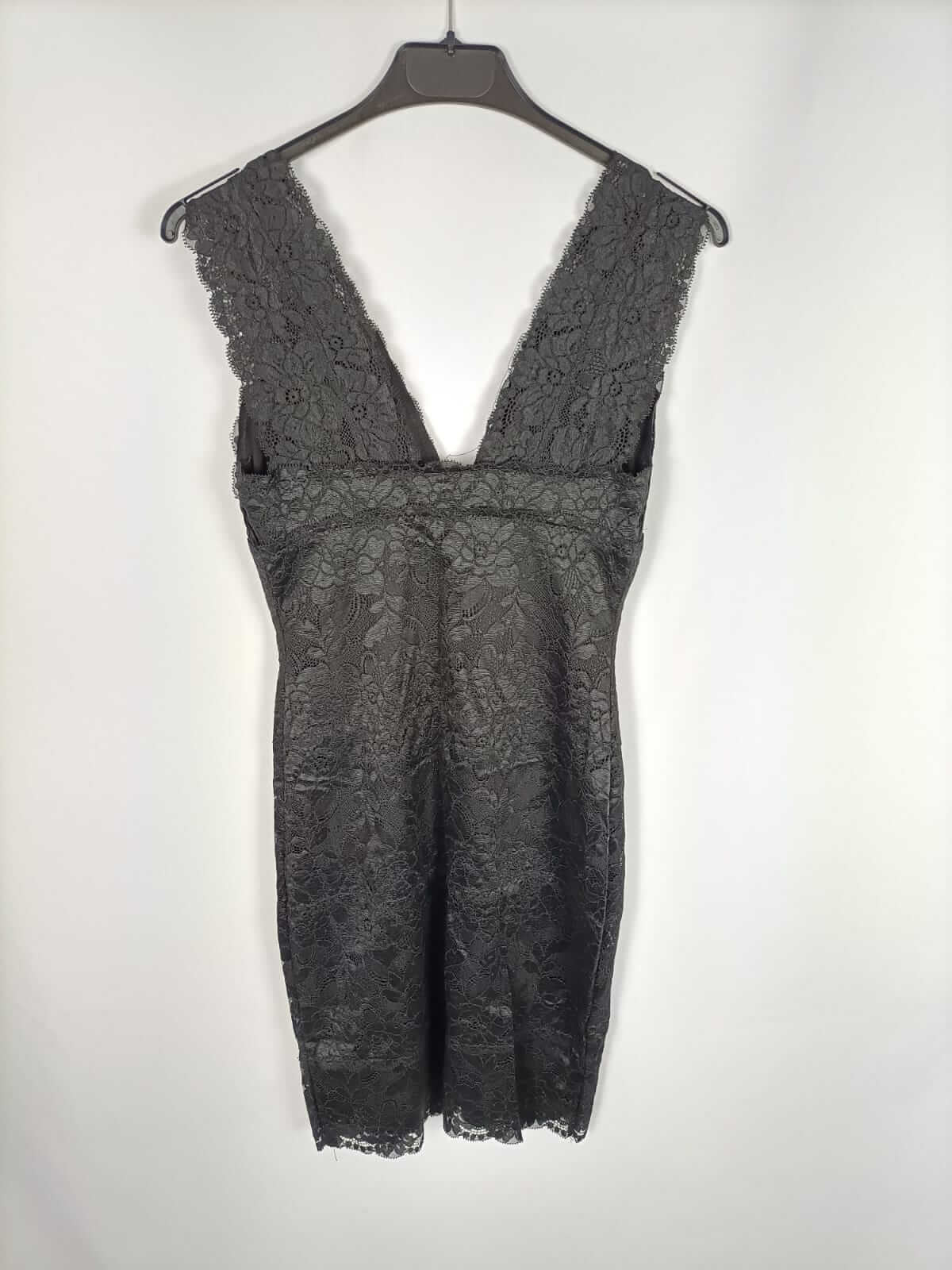 GUESS. Vestido negro encaje T.s