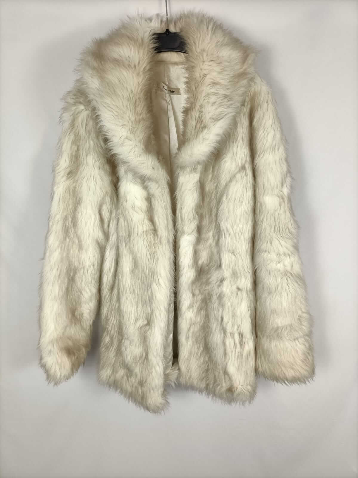 MIIS SELFRIDGE. Abrigo pelo beige y gris TU