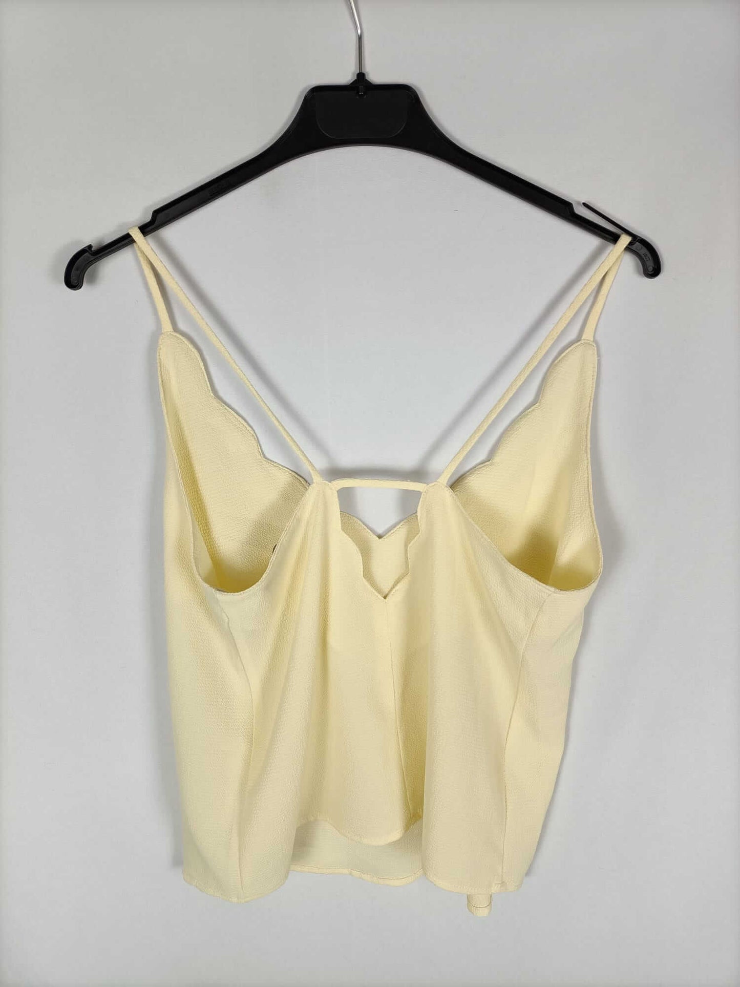 MANGO. Top amarillo T.xs