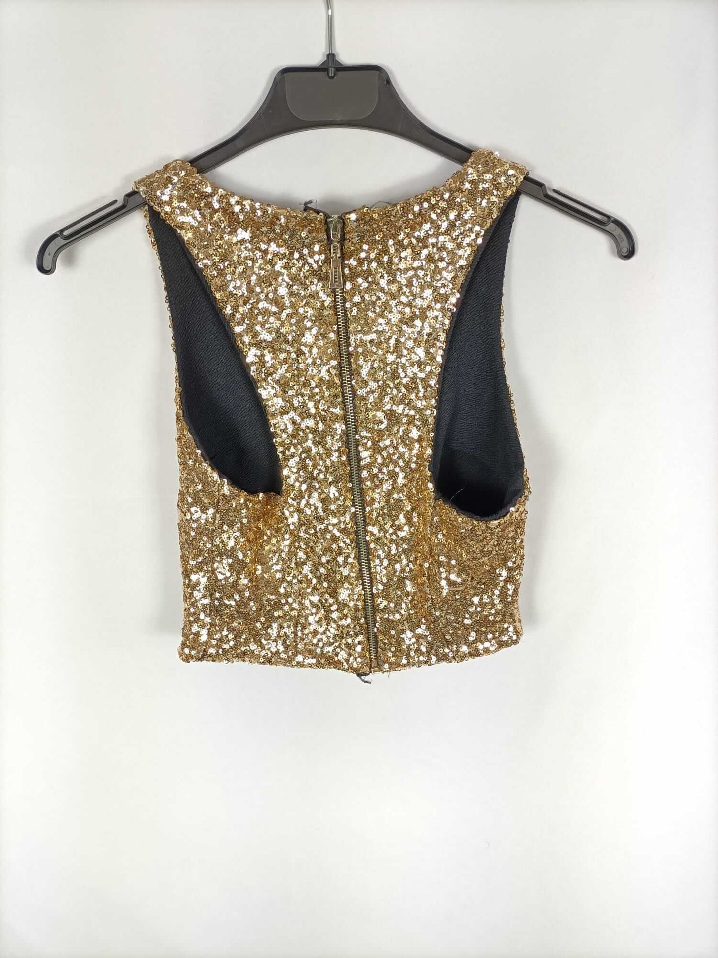 OTRAS. Top dorado lentejuelas tu (s/m)