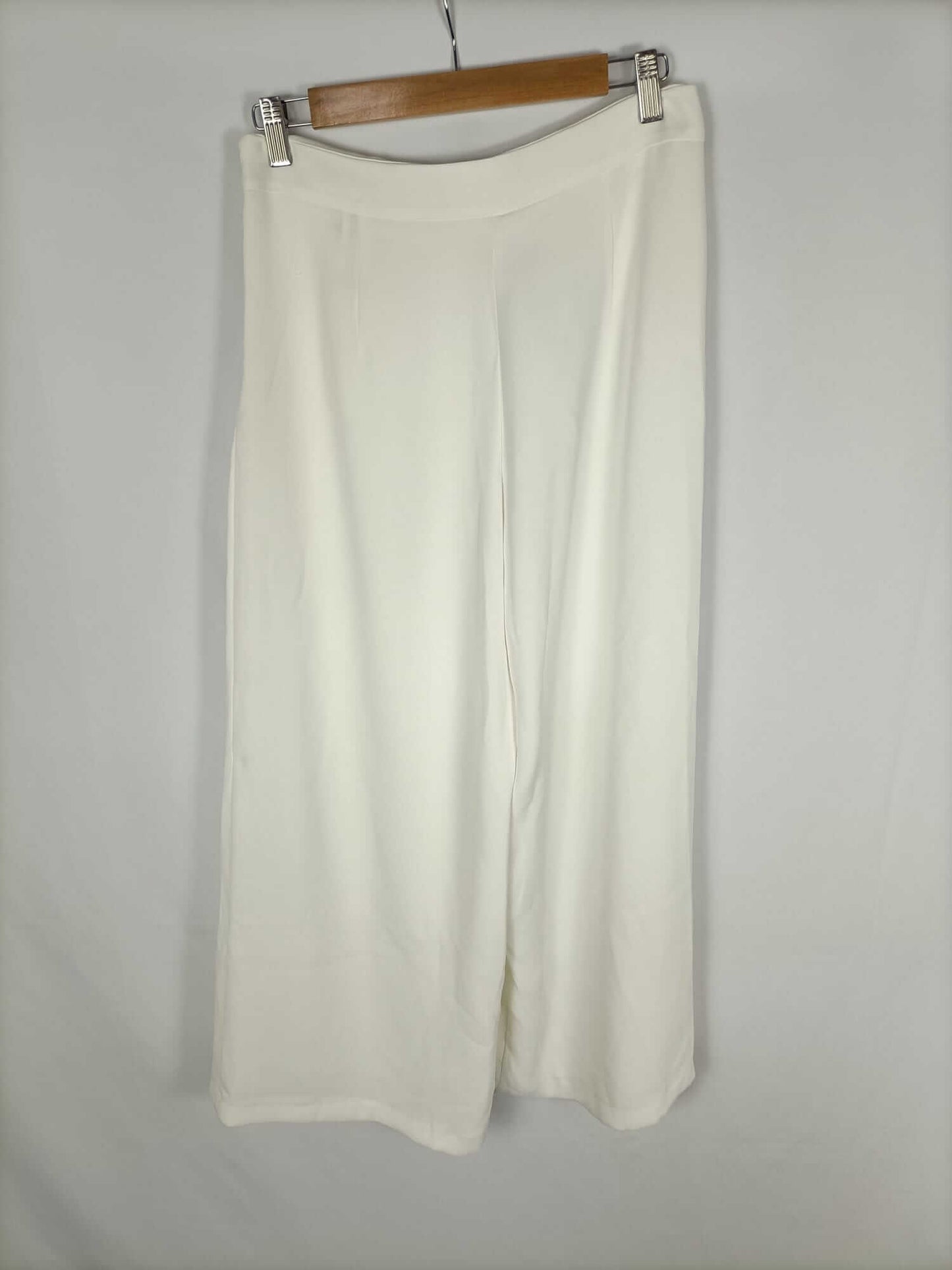 ZARA. Pantalón palazzo cruzado T.m