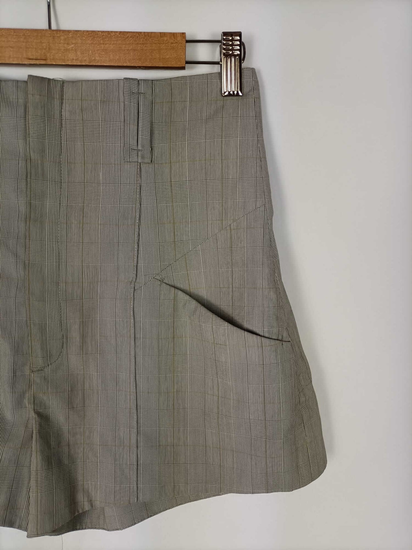 ZARA.Checkered shorts Tm