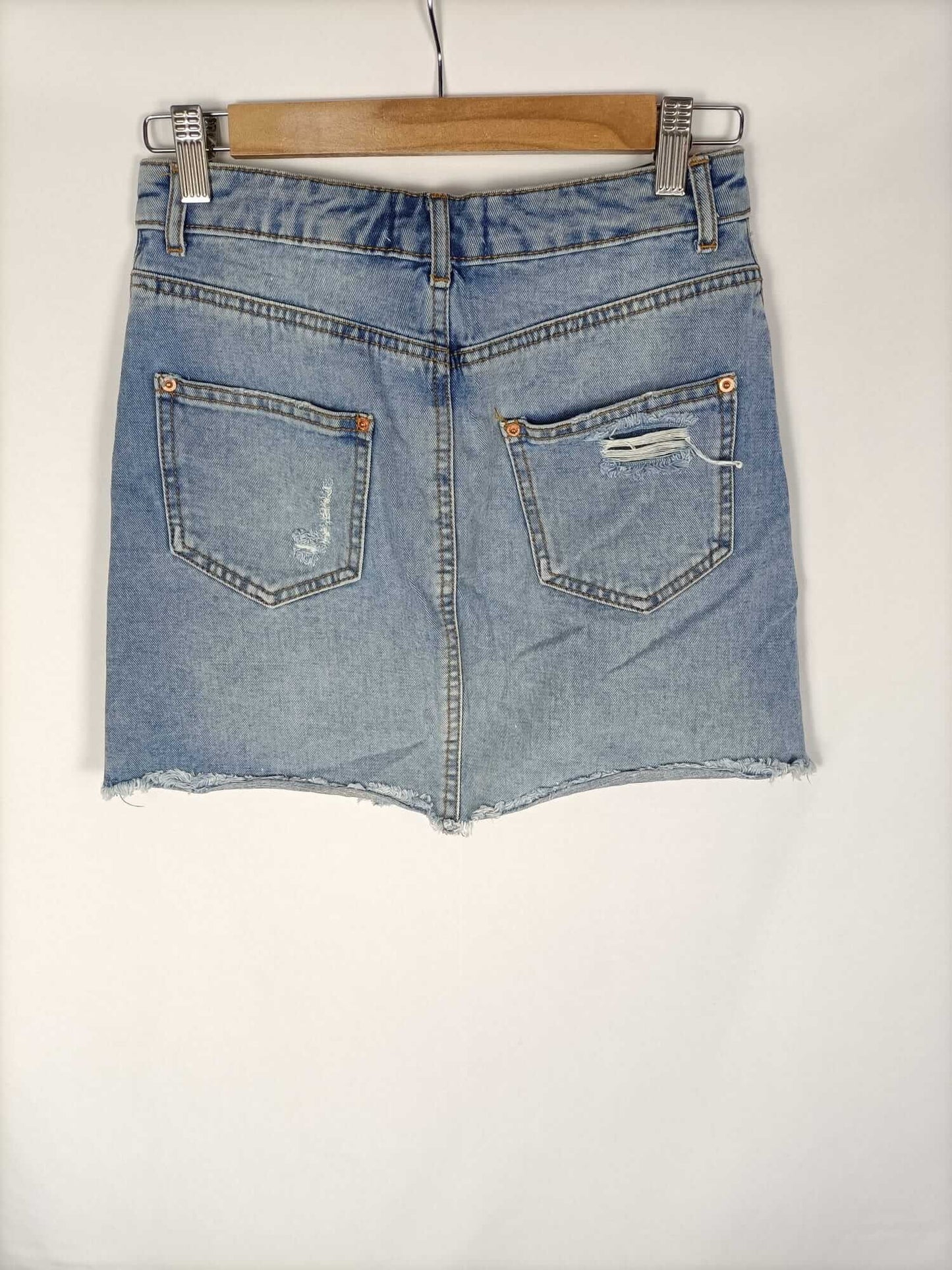MISS SELFRIDGE.Falda mini denim T.36