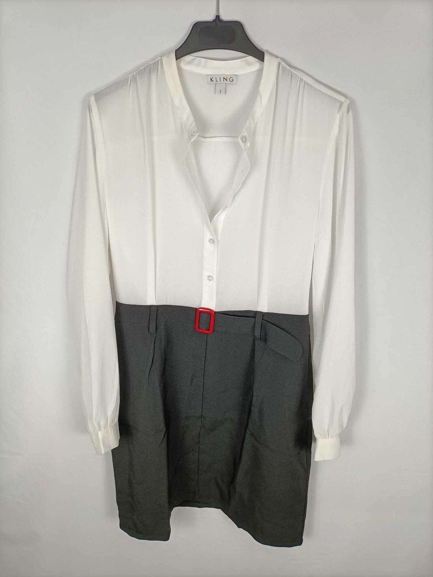 KLING. Two-tone Tl dress