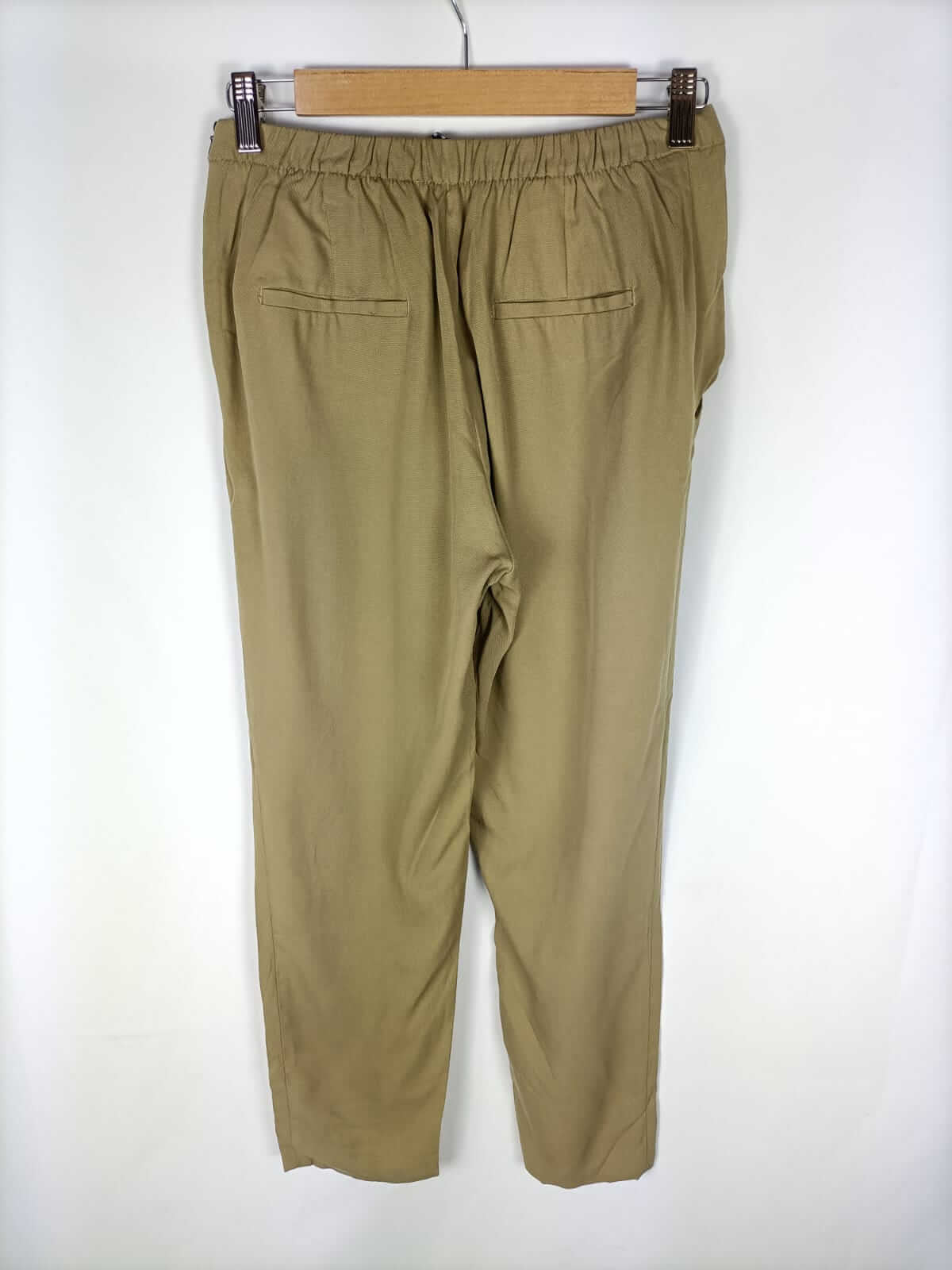 ZARA. Flowy green Ts trousers