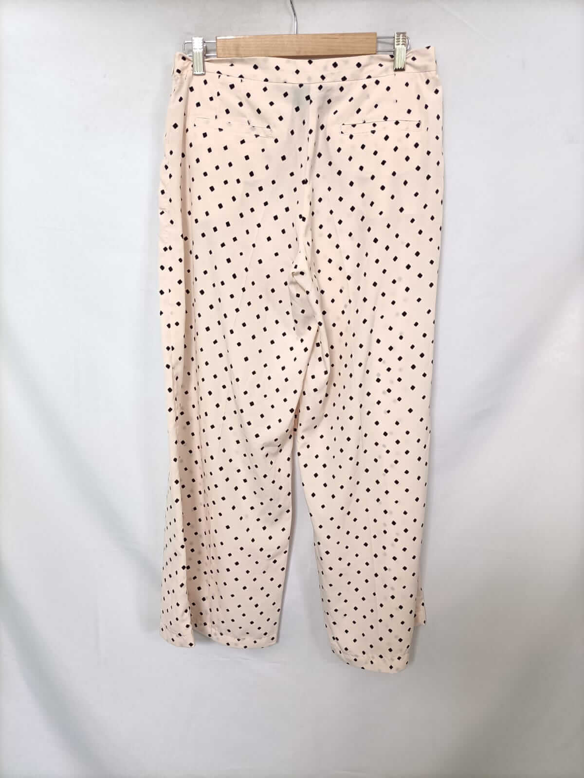MANGO.Pantalones rosa palo T.38