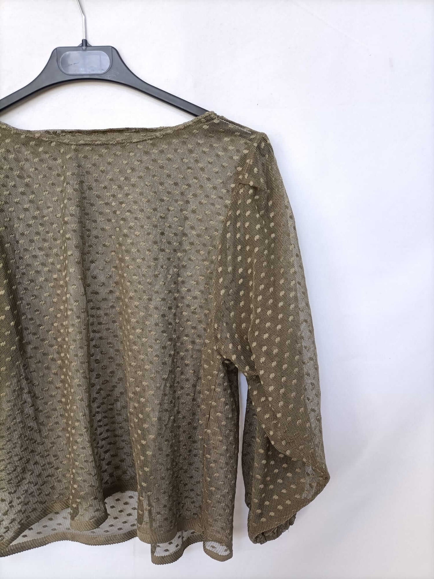 OTRAS.Top verde plumeti TU (S/M)