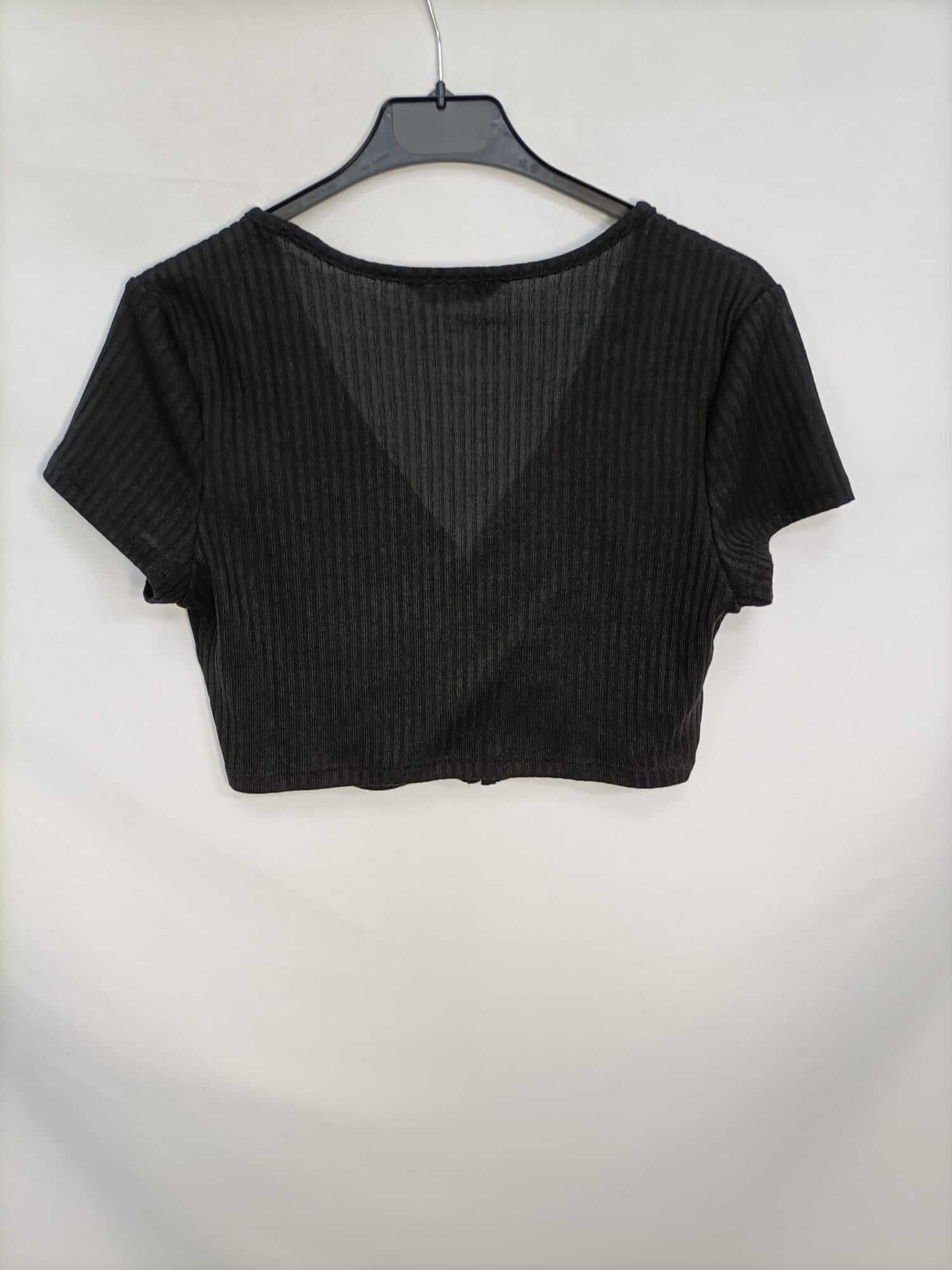 SHEIN.Black Crop Top TL